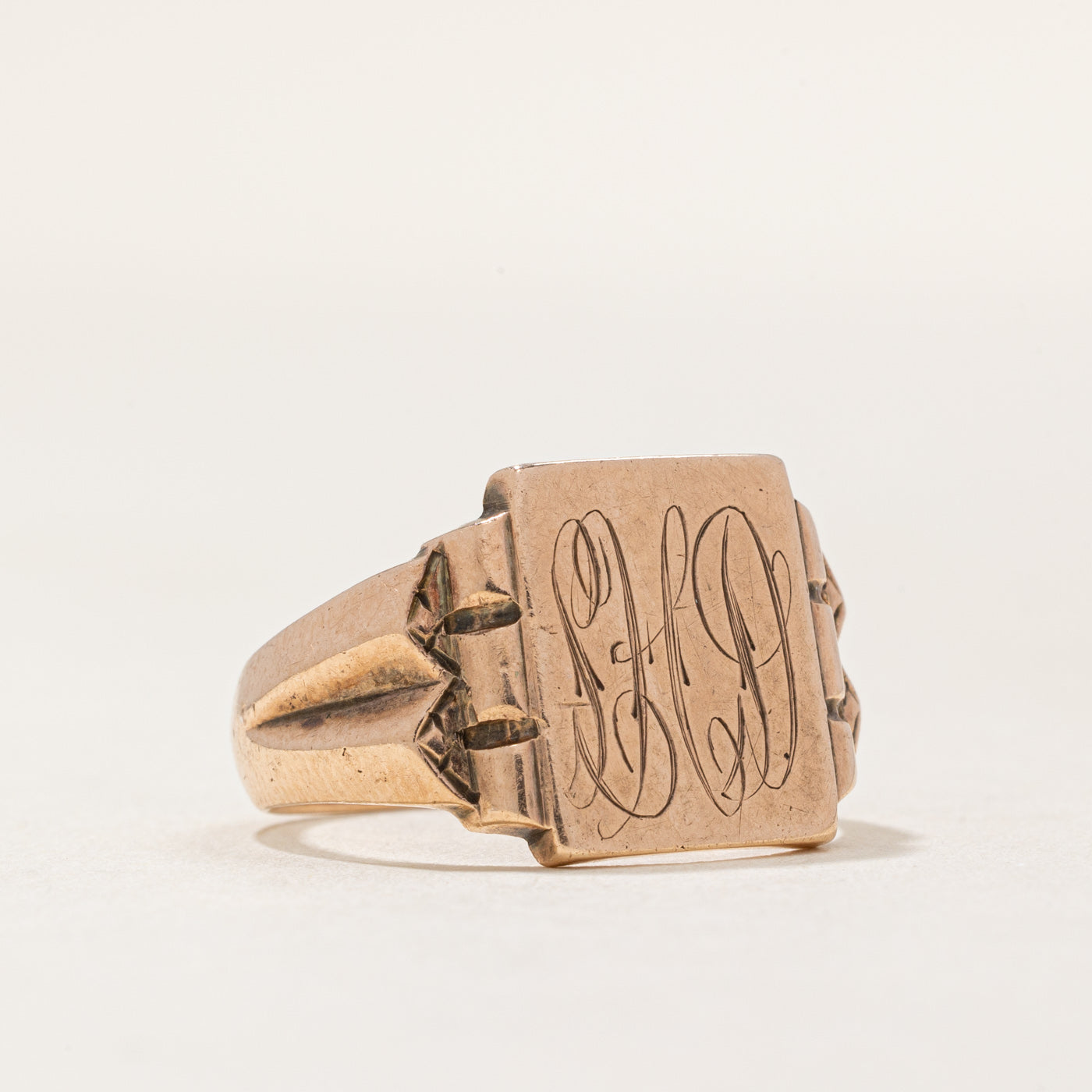 10k Yellow Gold Initial Ring | SZ 6.25 |