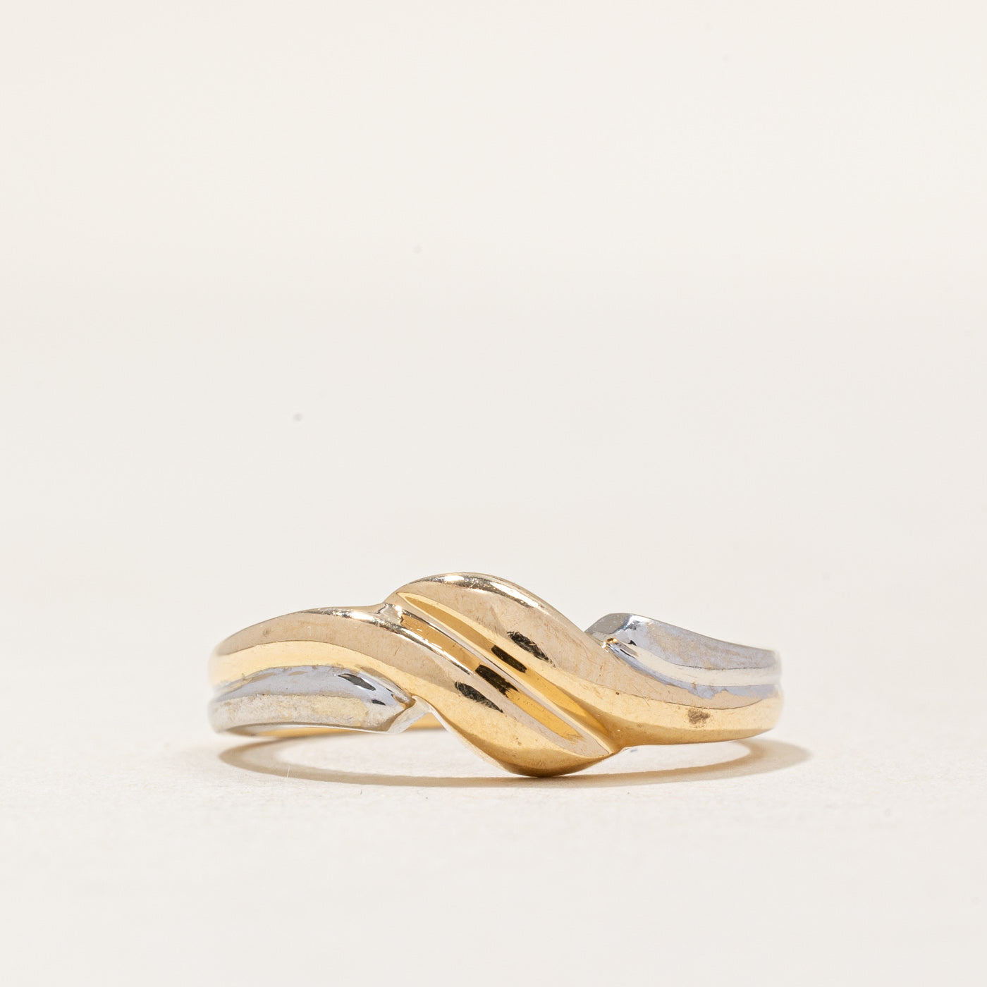 Birks' 14k Two Tone Gold Ring | SZ 6.5 |