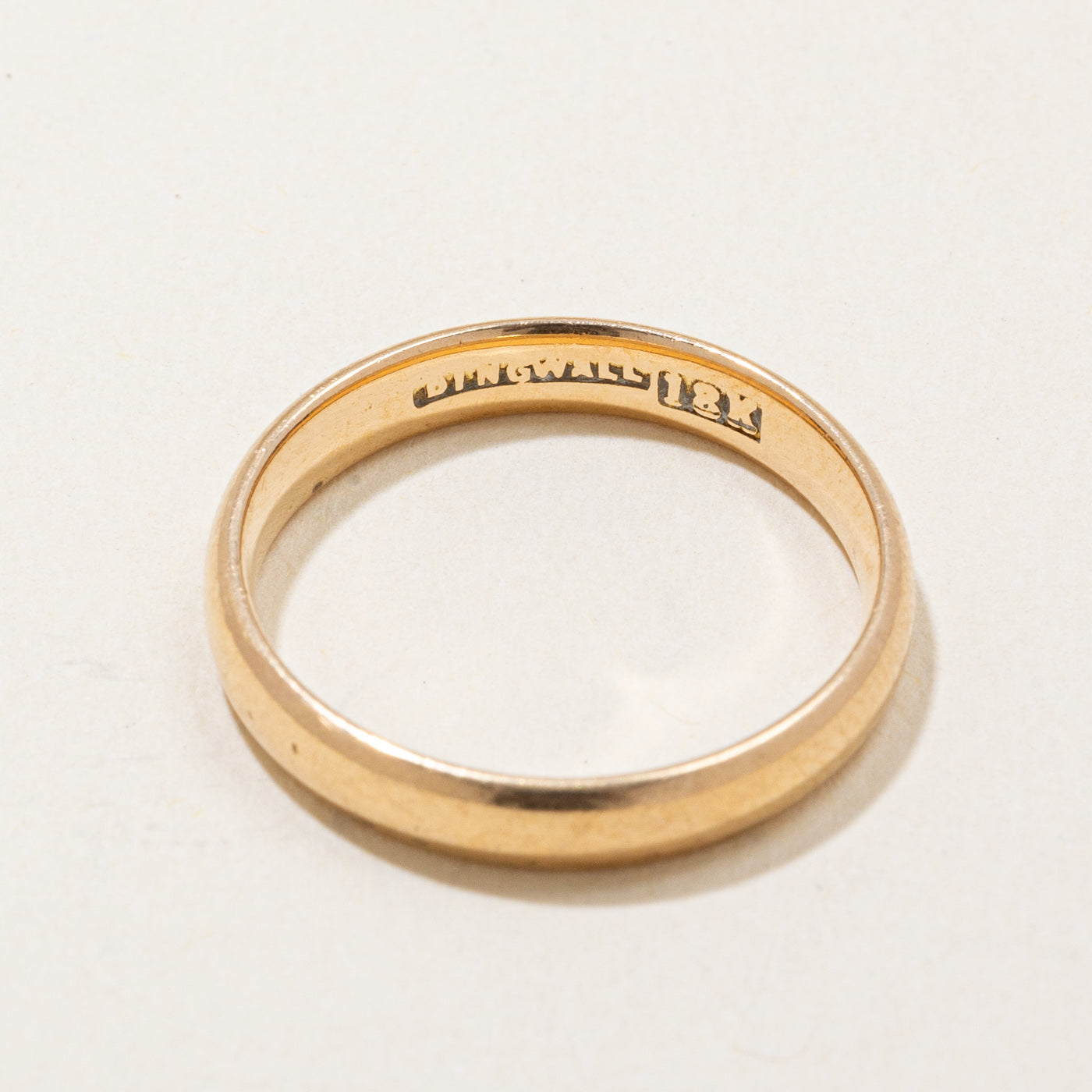 18k Yellow Gold Wedding Band | SZ 7 |