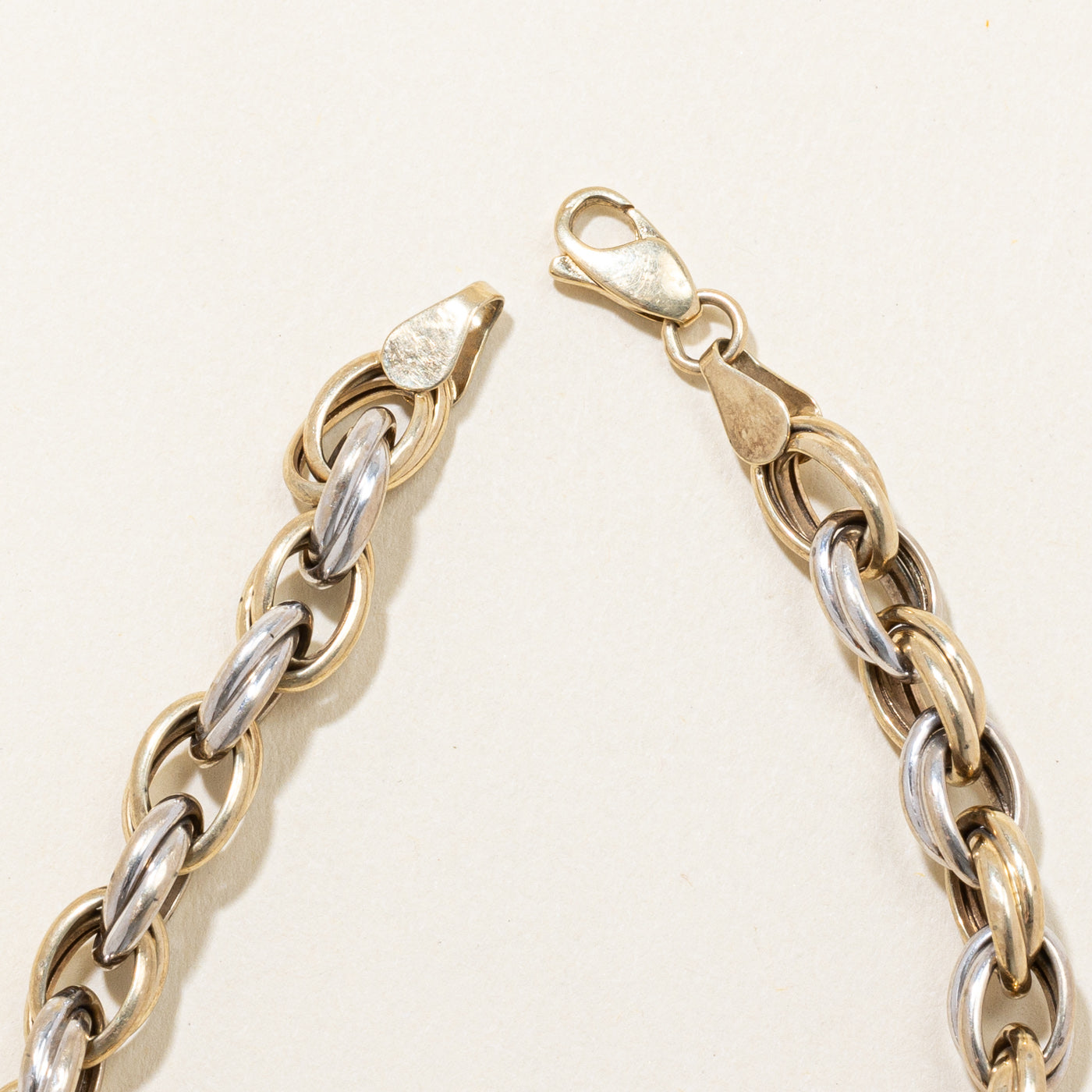 10k Two Tone Gold Bracelet | 7.5" |