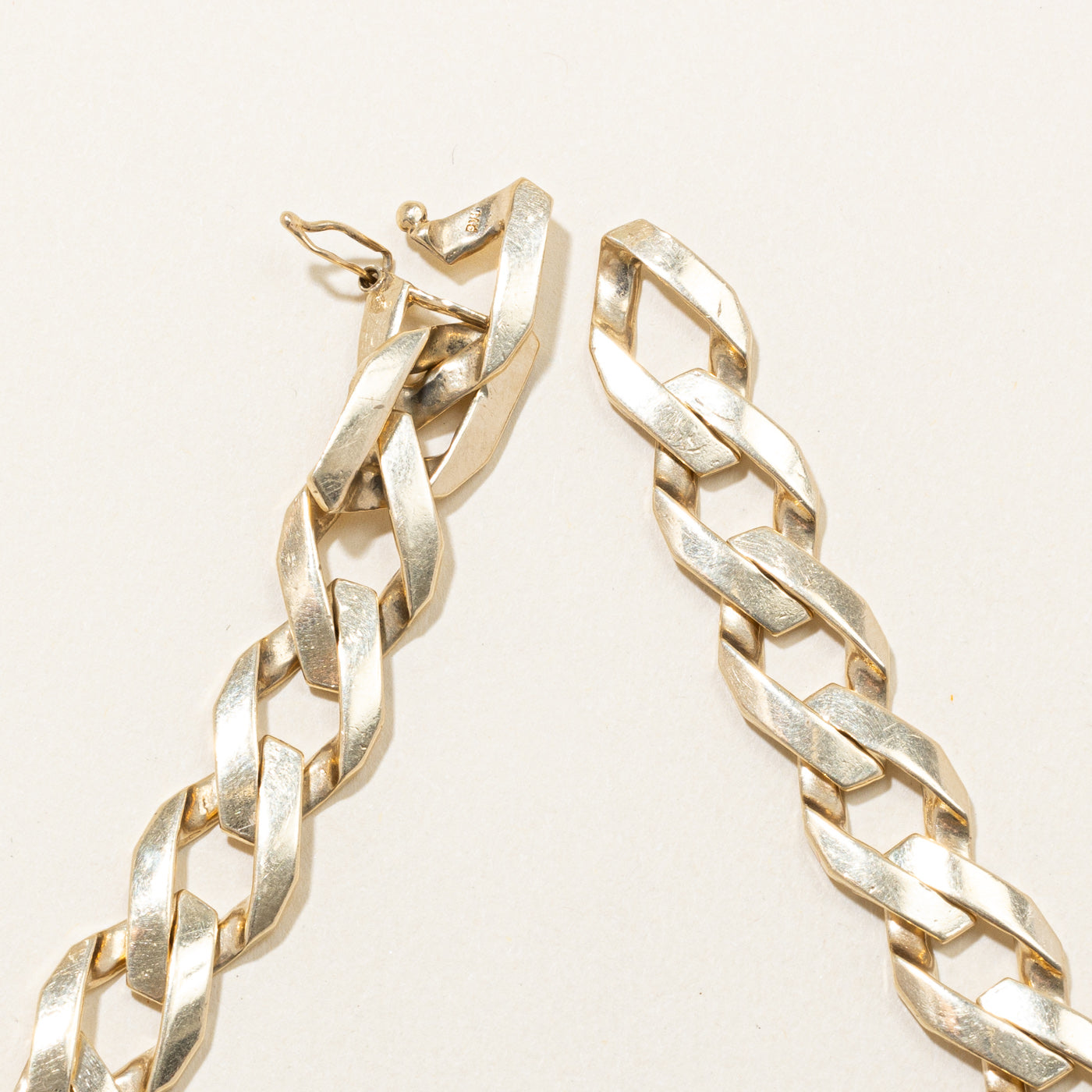 10k Yellow Gold Curb Chain Bracelet | 9" |