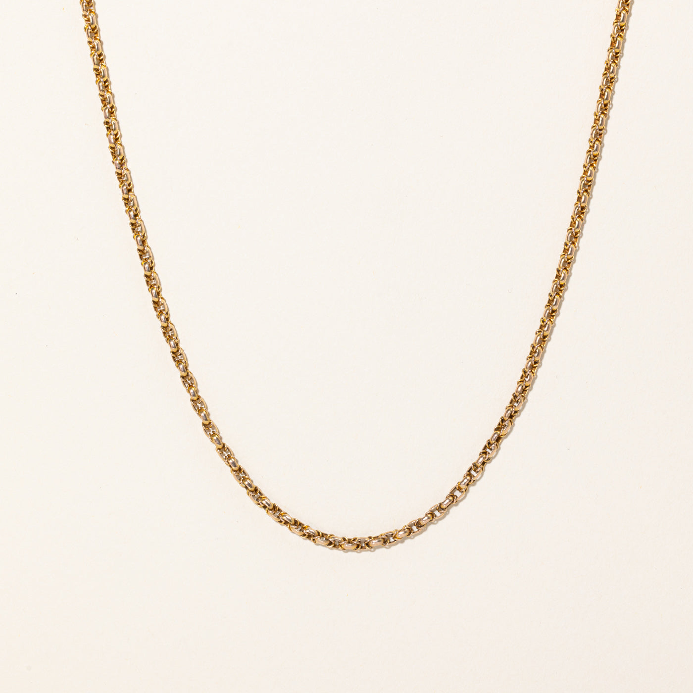 15k Yellow Gold Necklace | 19" |