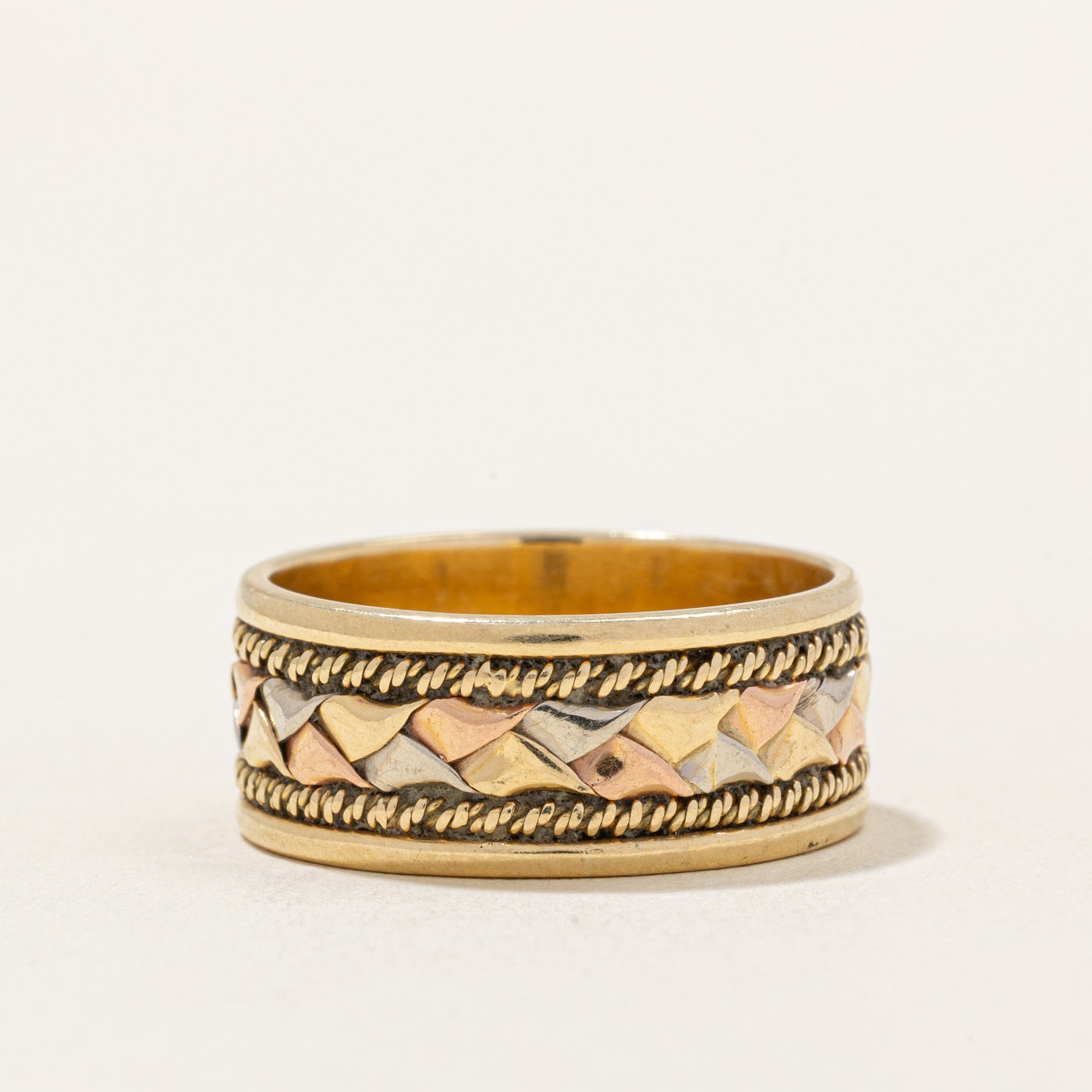 14k Tri Tone Gold Ring | SZ 7.75 |