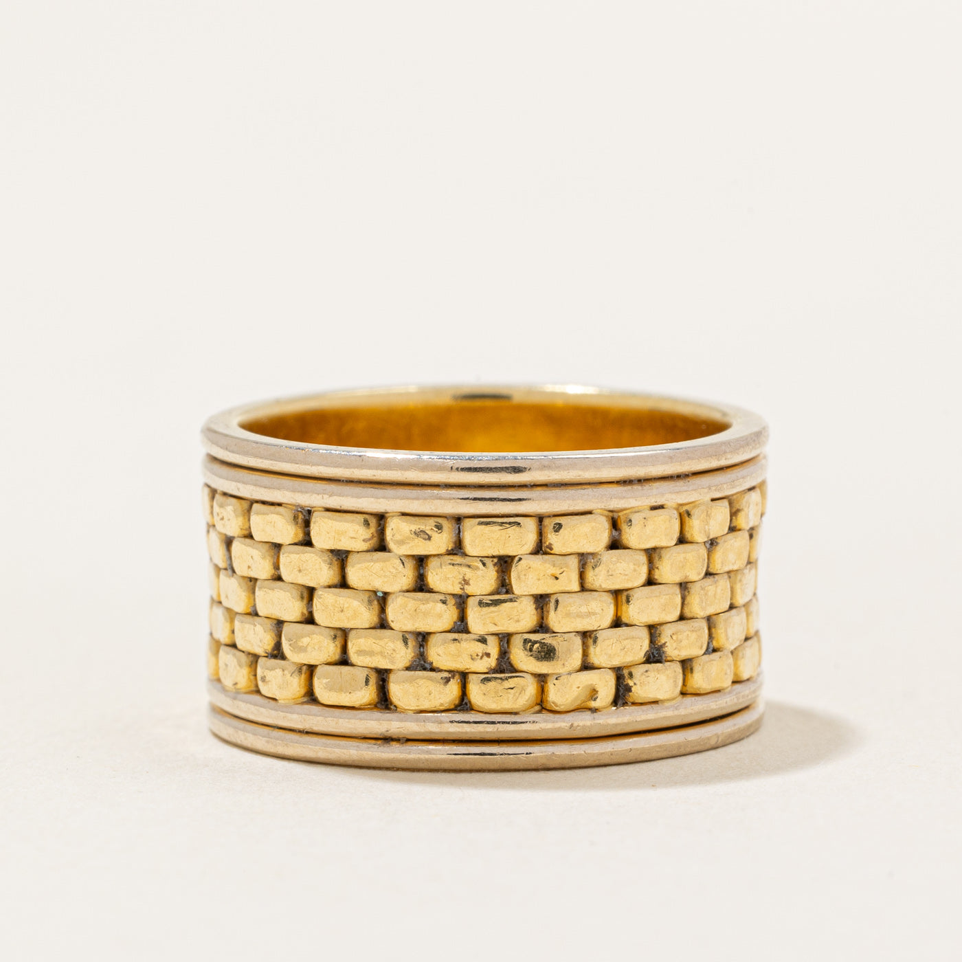 18k Two Tone Gold Band | SZ 6.25 |