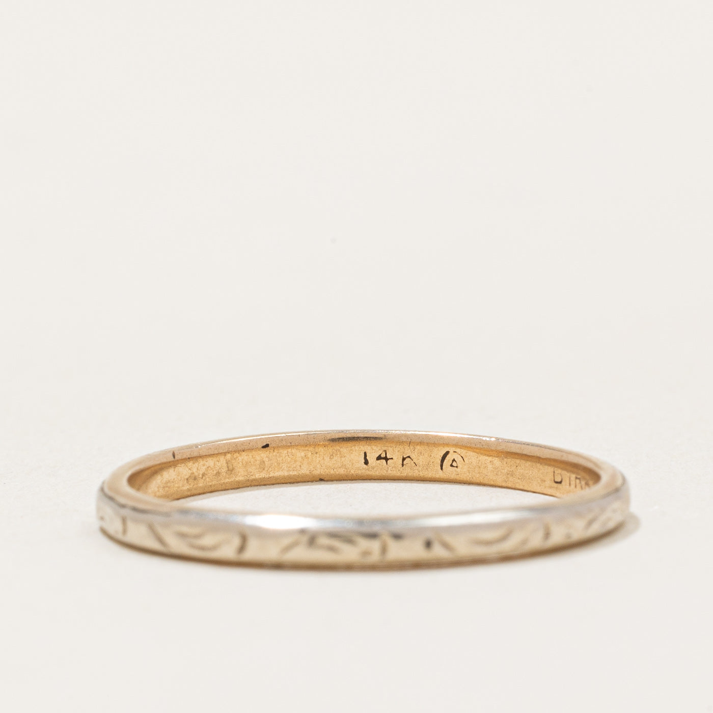 Birks' 14k Two Tone Gold Ring | SZ 6.25 |