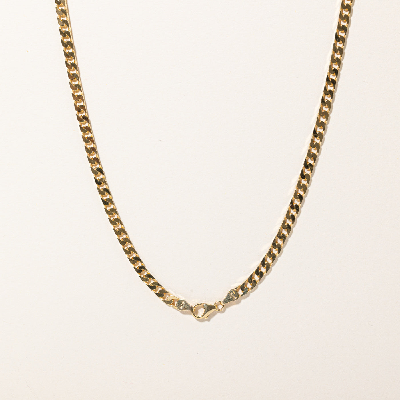 10k Yellow Gold Curb Link Chain | 22" |