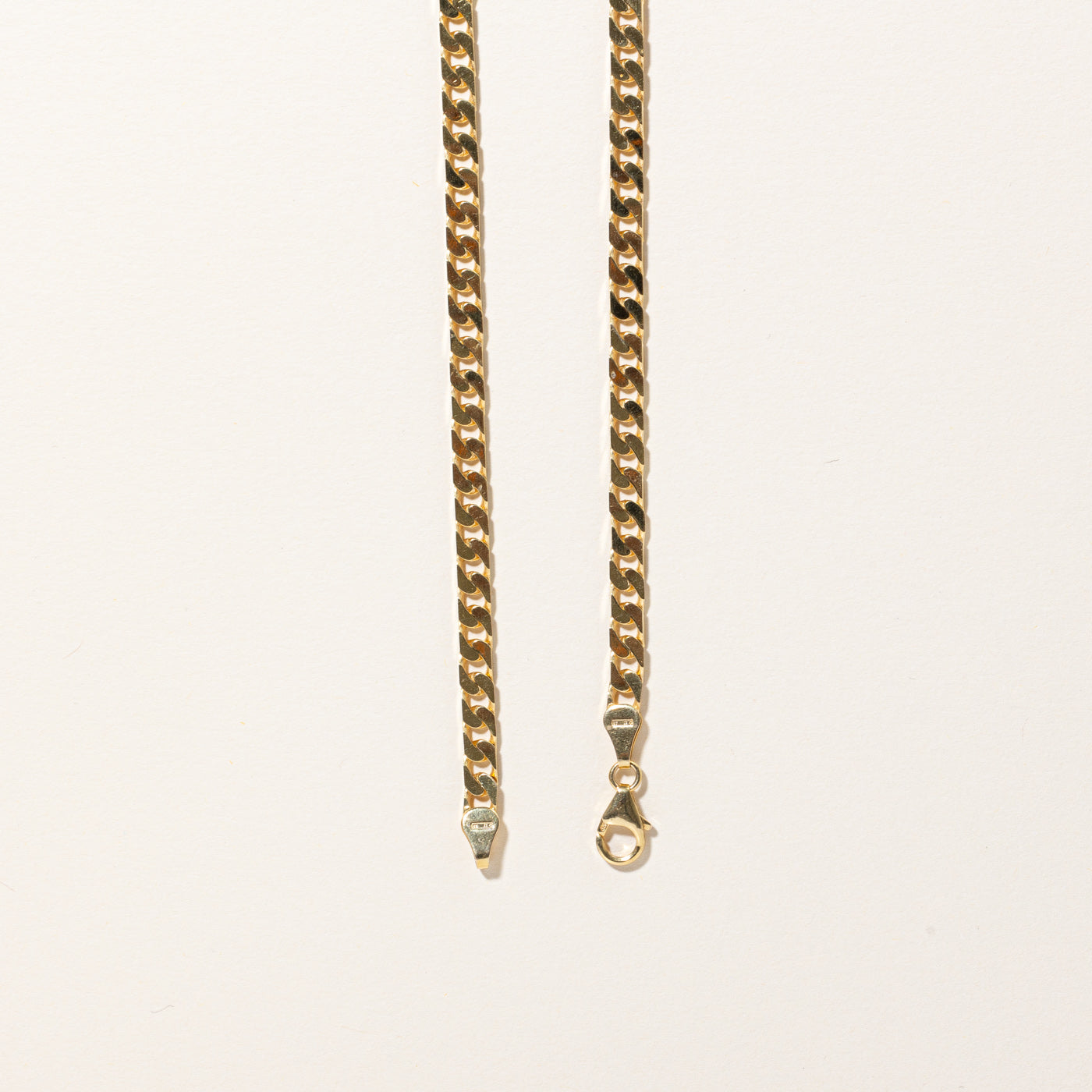 10k Yellow Gold Curb Link Chain | 22" |