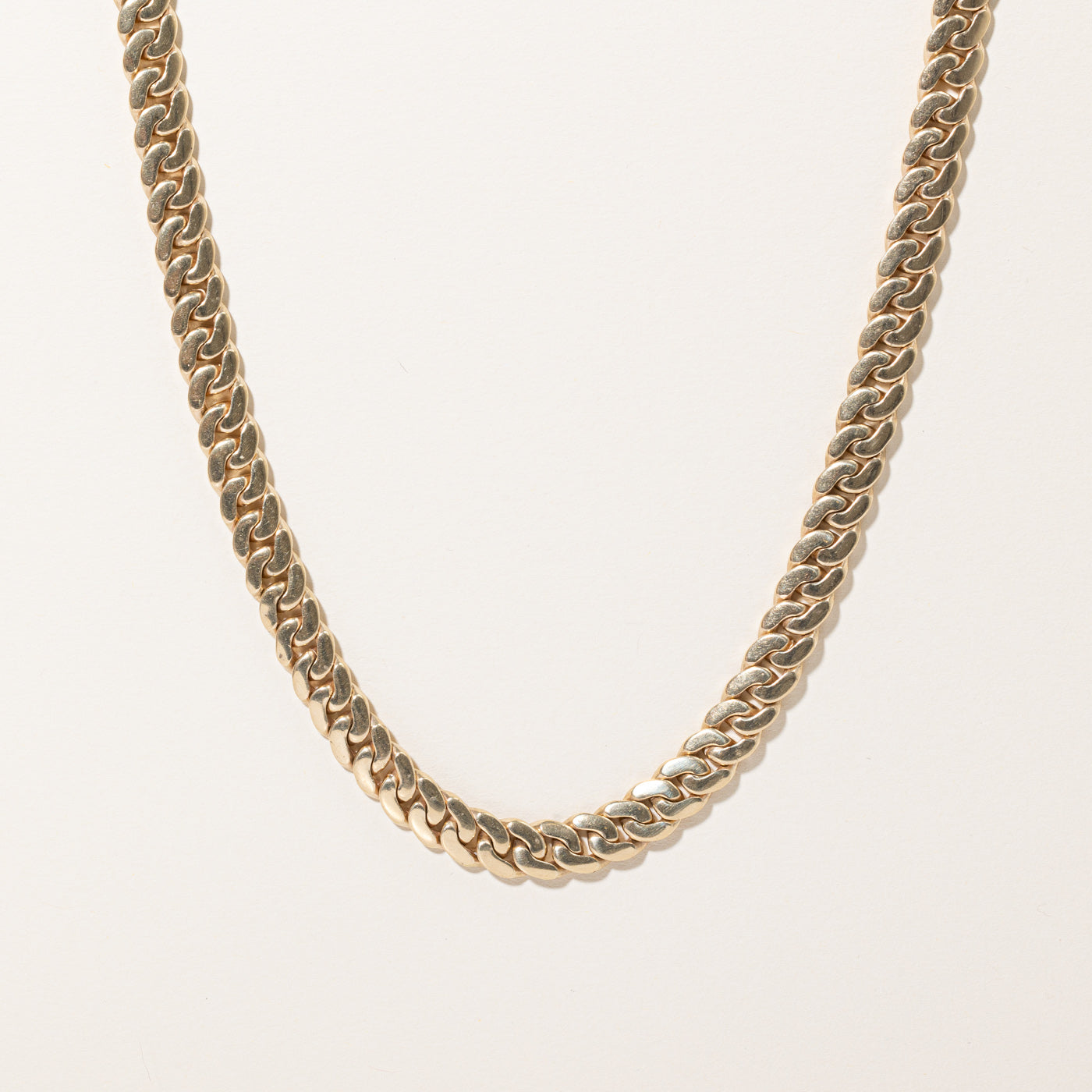 10k Yellow Gold Cuban Link Chain | 25" |