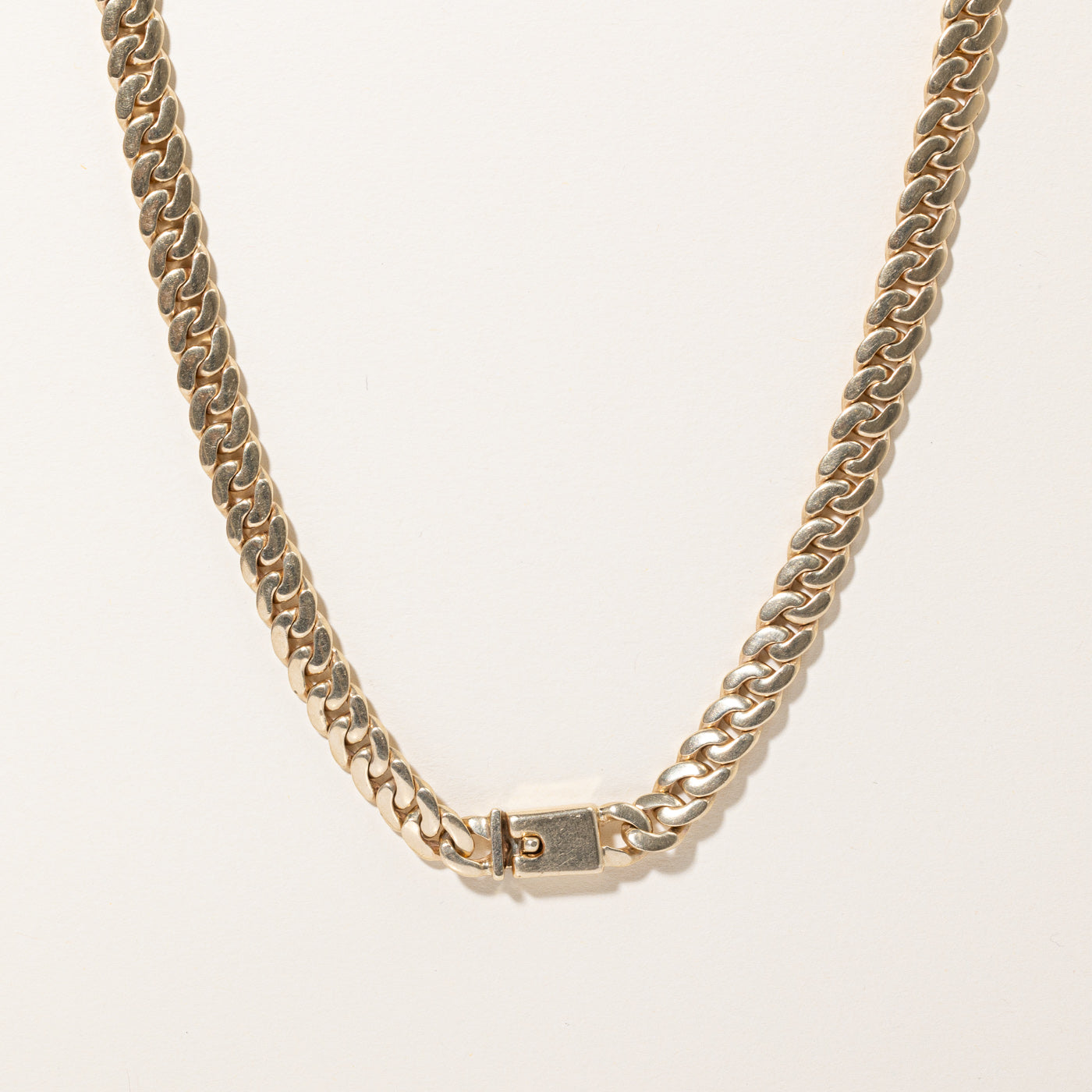 10k Yellow Gold Cuban Link Chain | 25" |