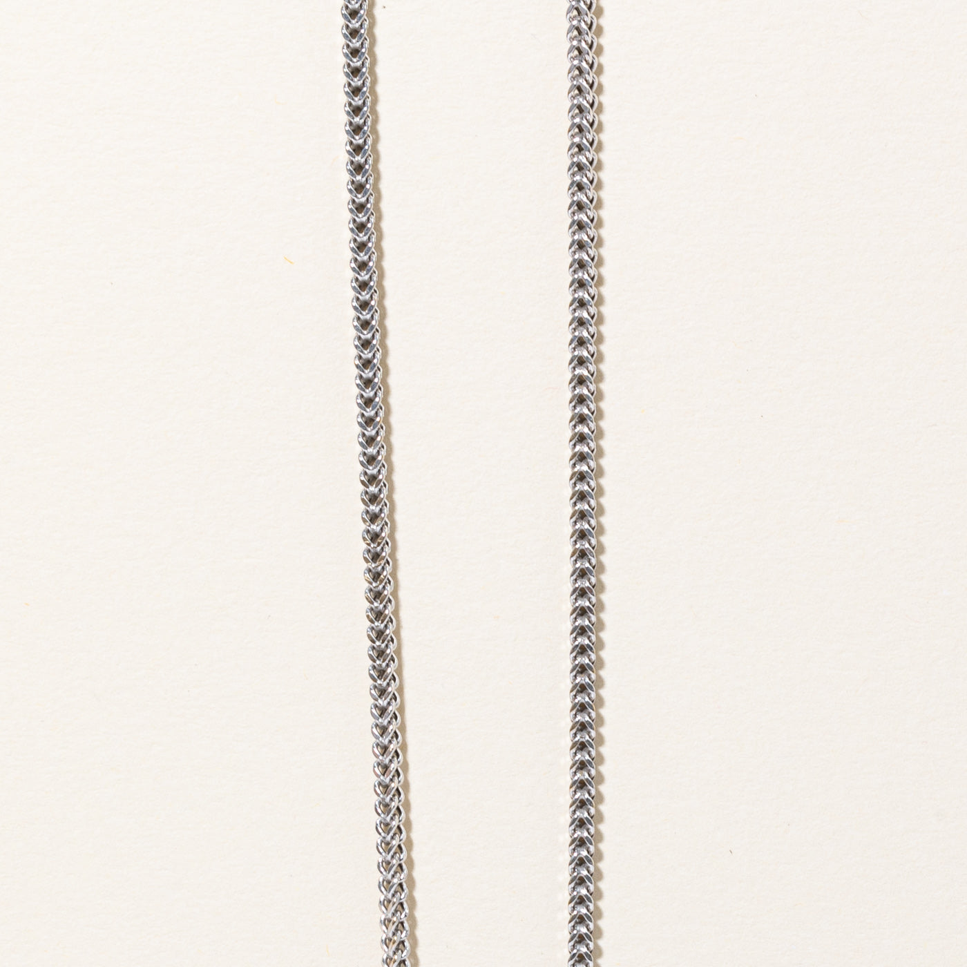 10k White Gold Wheat Chain | 24" |