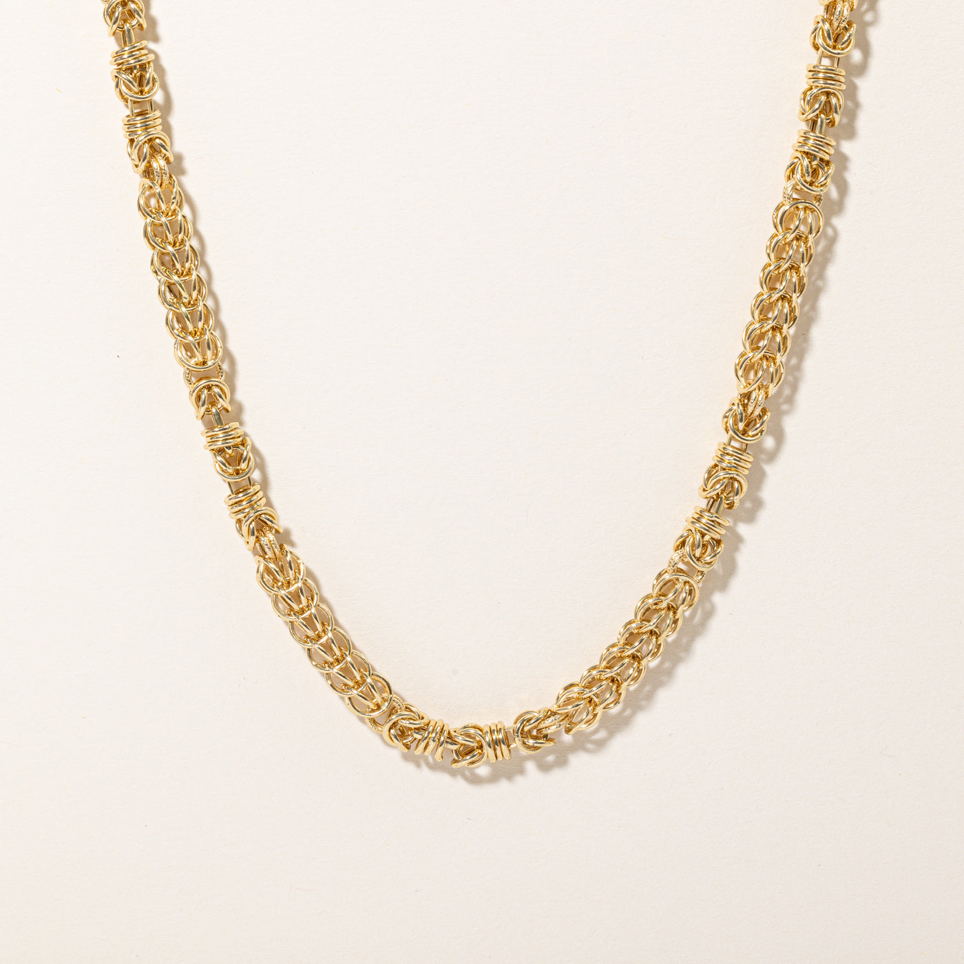18k Two Tone Gold Necklace | 18" |