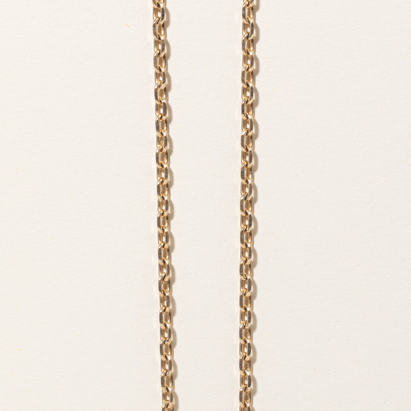 10k Yellow Gold Oval Cable Link Chain | 21" |