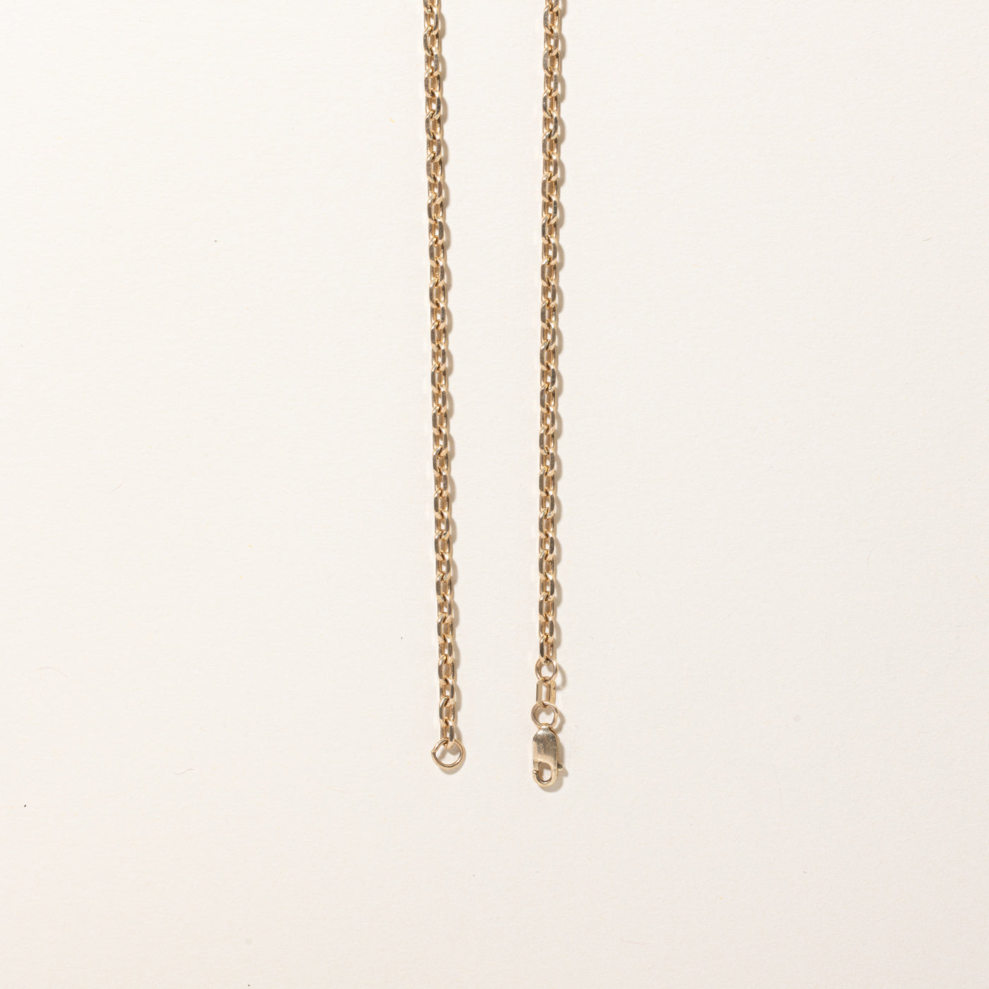 10k Yellow Gold Oval Cable Link Chain | 21" |