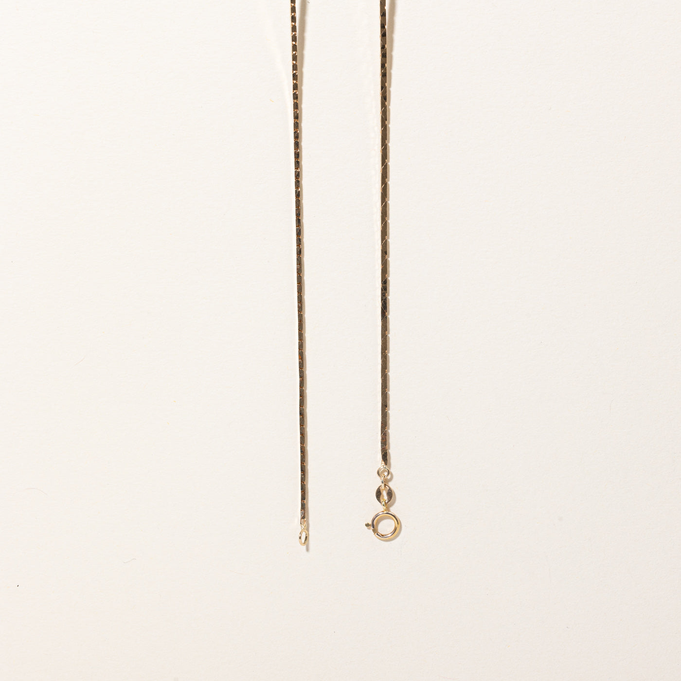 14k Yellow Gold Cobra Chain | 18" |