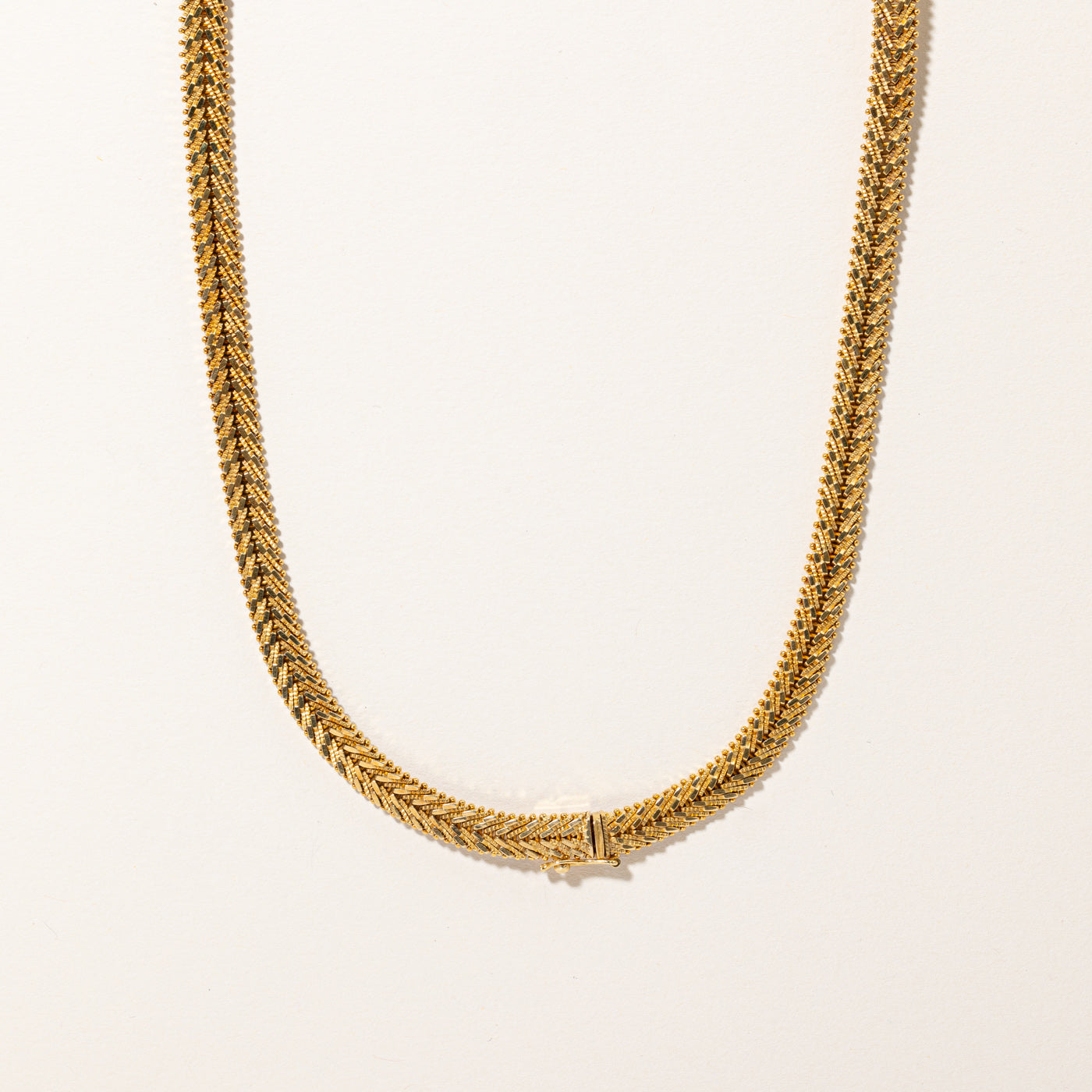 18k Yellow Gold Necklace | 17" |