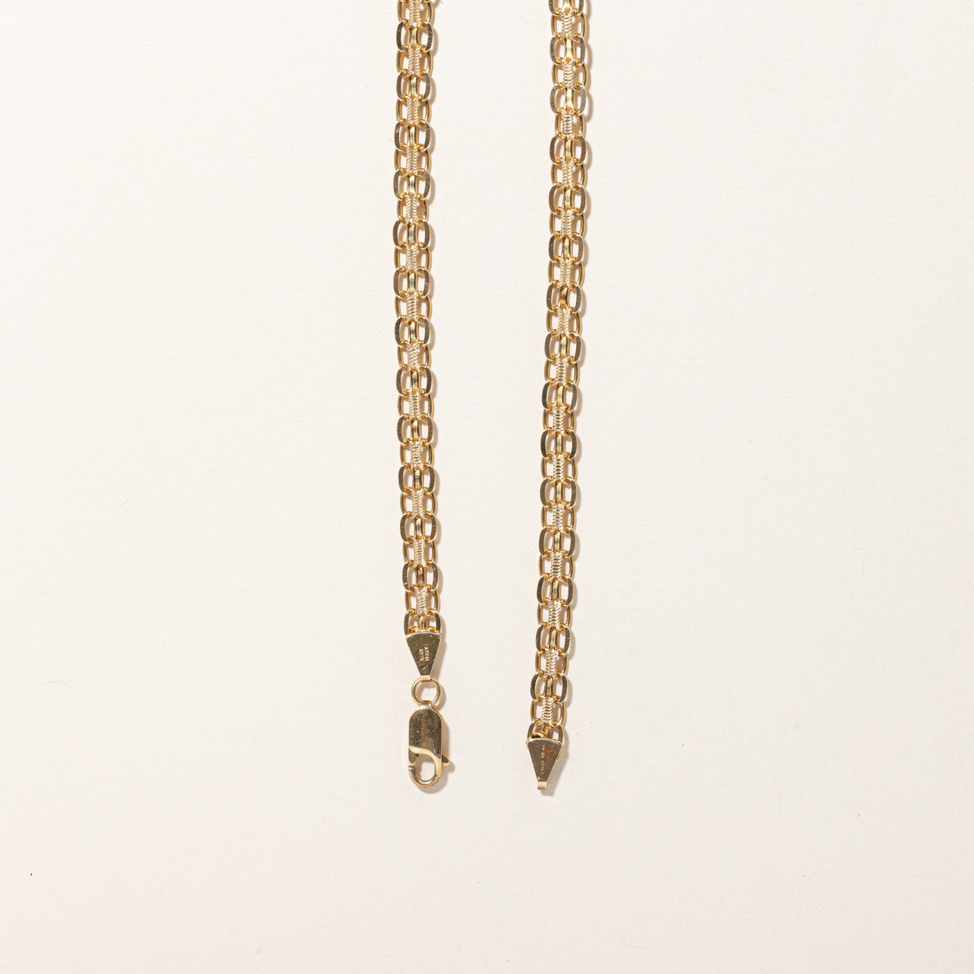 14k Yellow Gold Woven Cable Link Chain | 23" |
