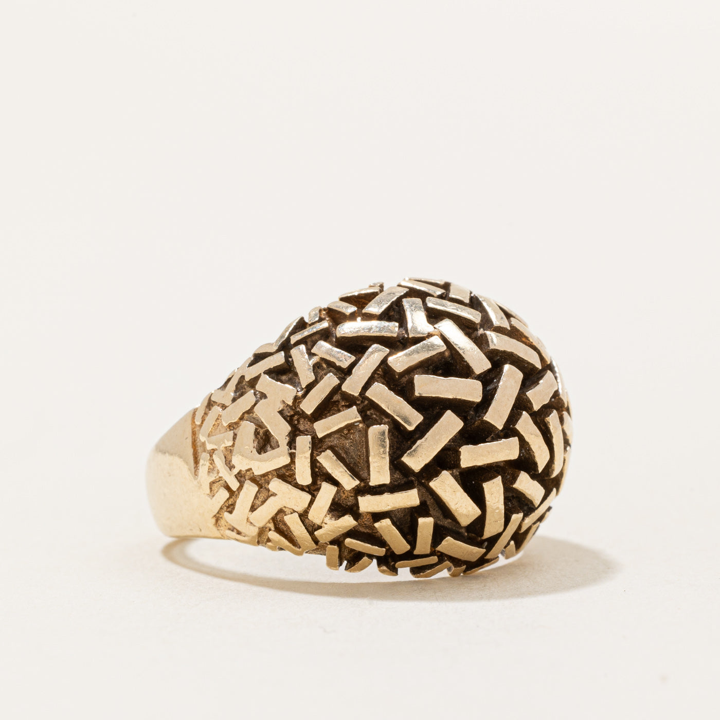 10k Yellow Gold Dome Ring | SZ 7 |
