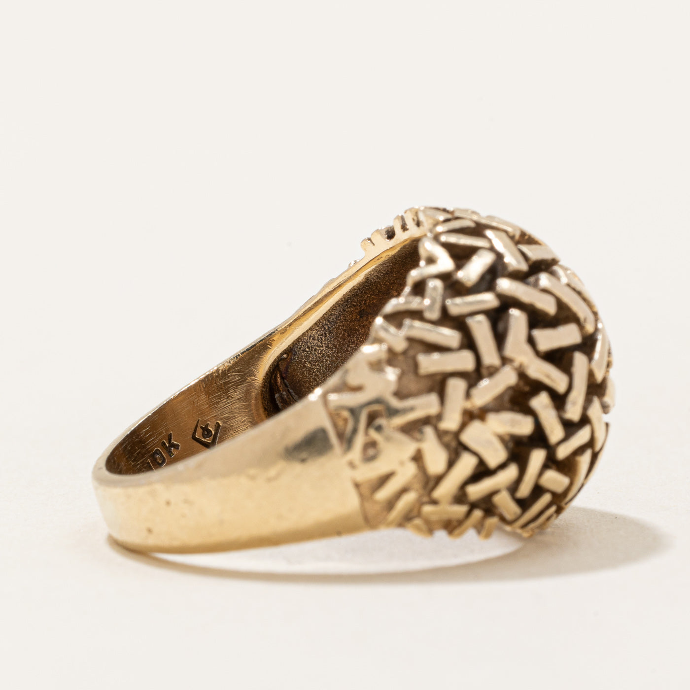 10k Yellow Gold Dome Ring | SZ 7 |