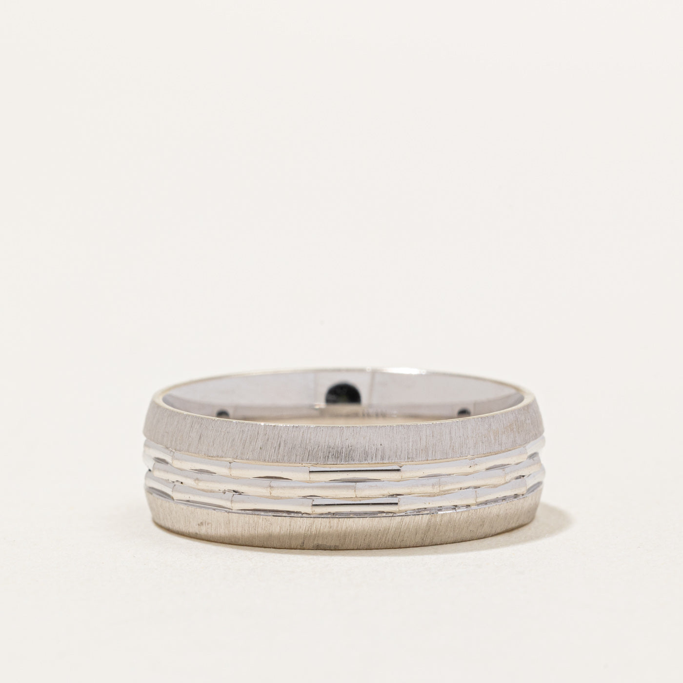 14k White Gold Band | SZ 10 |