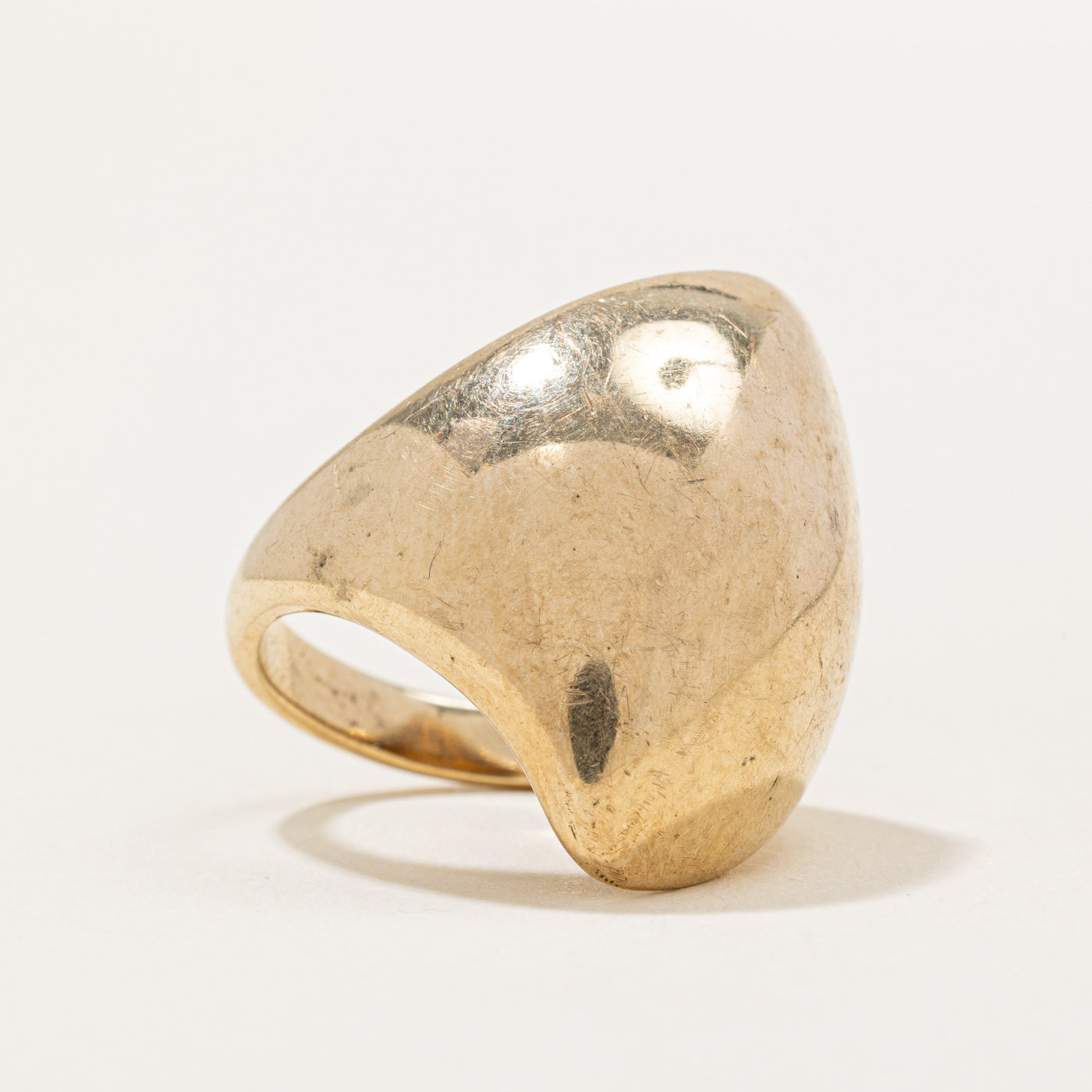 9k Yellow Gold Cocktail Ring | SZ 6.5 |