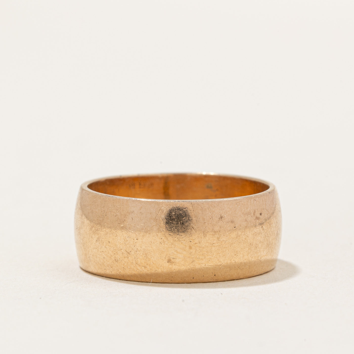 10k Yellow Gold Cigar Band | SZ 8.25 |