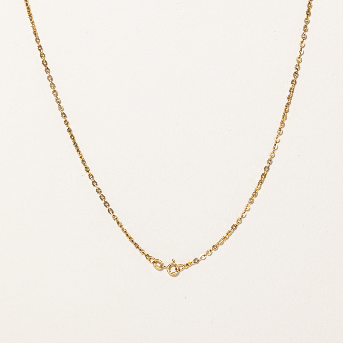 18k Yellow Gold Cable Chain | 24" |