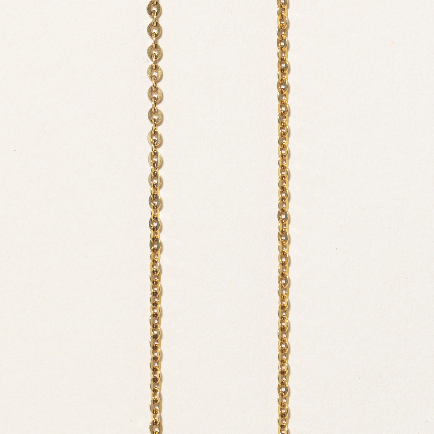18k Yellow Gold Cable Chain | 24" |