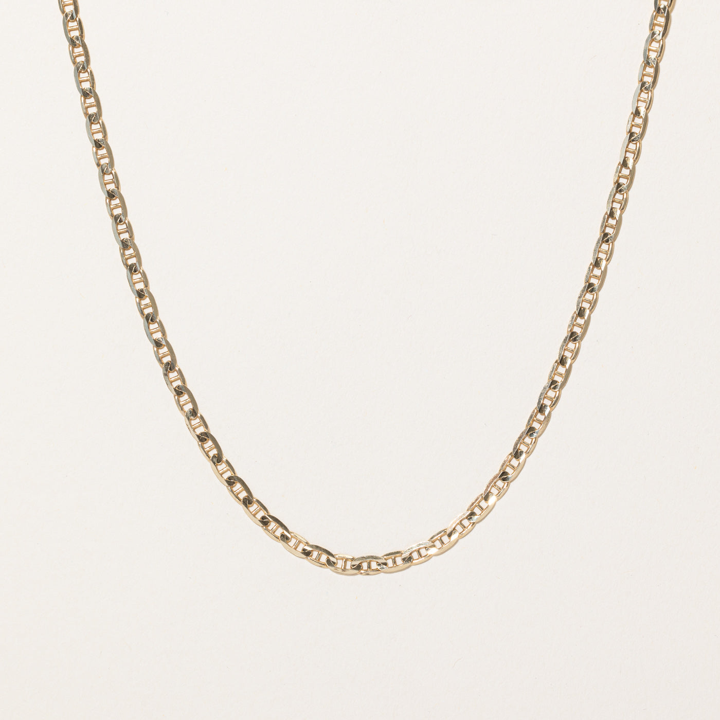 10k Yellow Gold Anchor Link Chain | 20" |