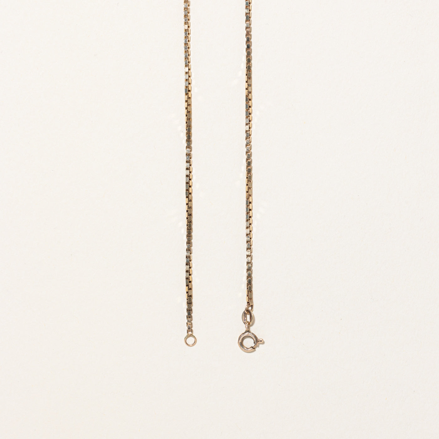 10k Yellow Gold Box Link Chain | 20" |