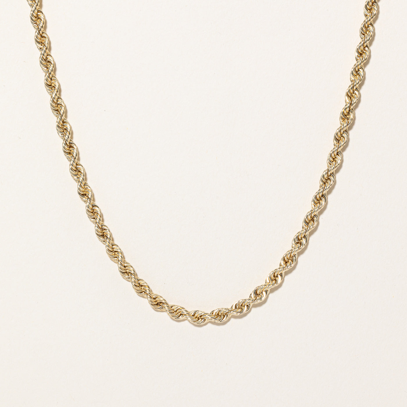 10k Yellow Gold Rope Chain | 18" |