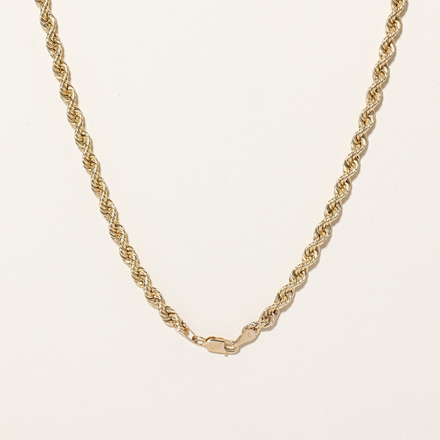 10k Yellow Gold Rope Chain | 18" |