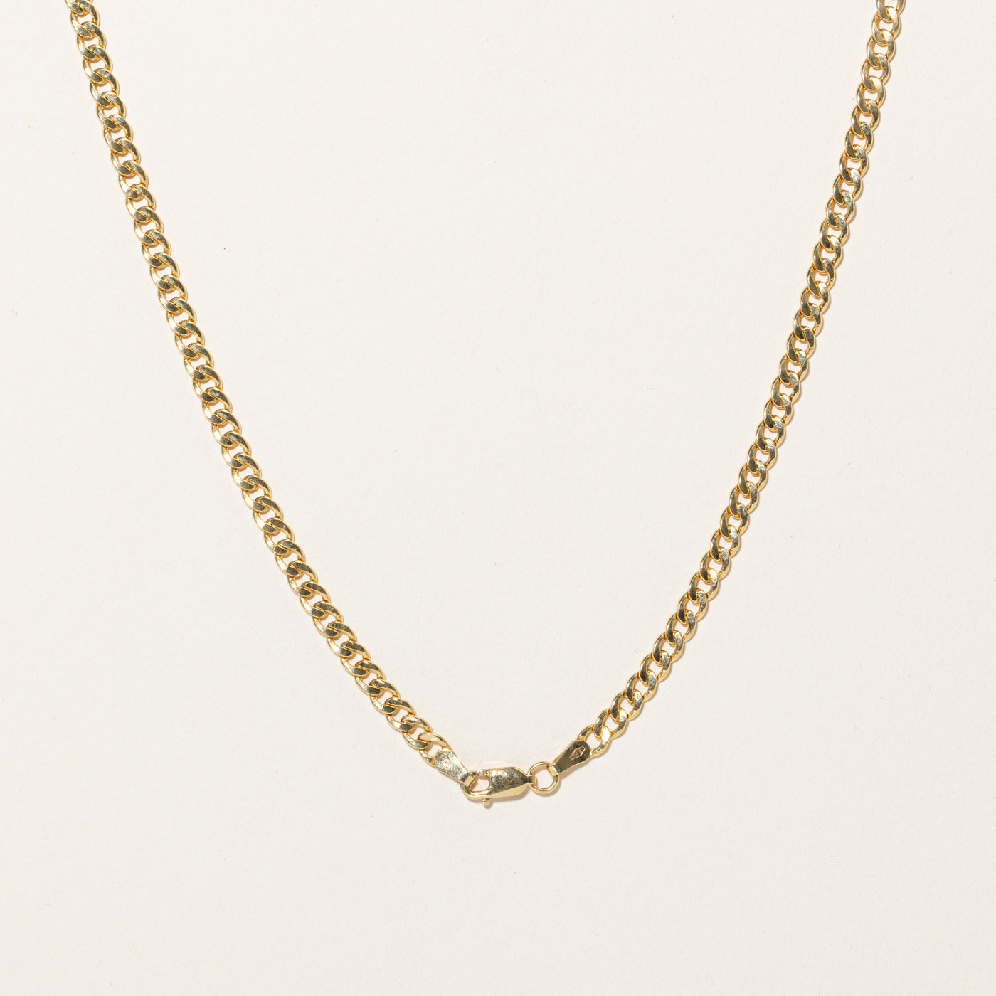 14k Yellow Gold Curb Link Chain | 22" |