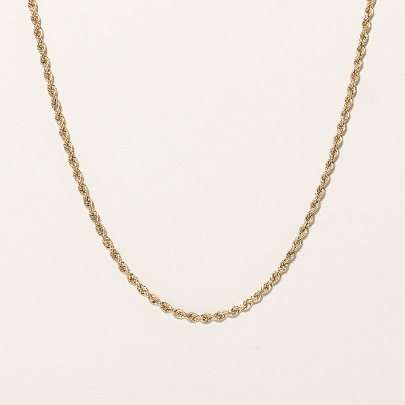 14k Yellow Gold Rope Chain | 24" |