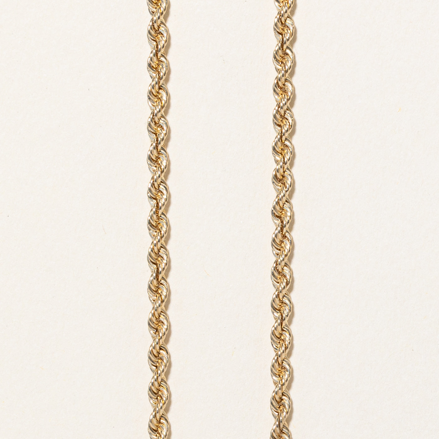 14k Yellow Gold Rope Chain | 24" |