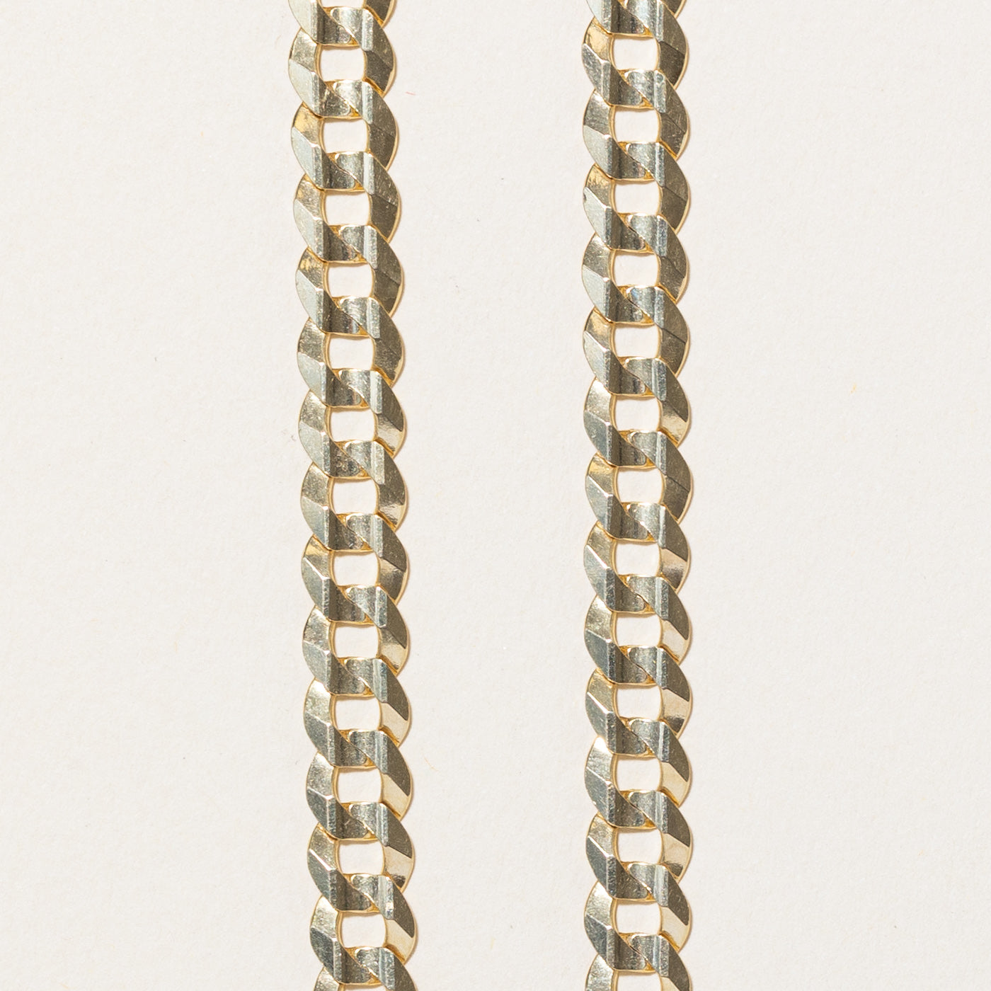 10k Yellow Gold Curb Link Chain | 25" |