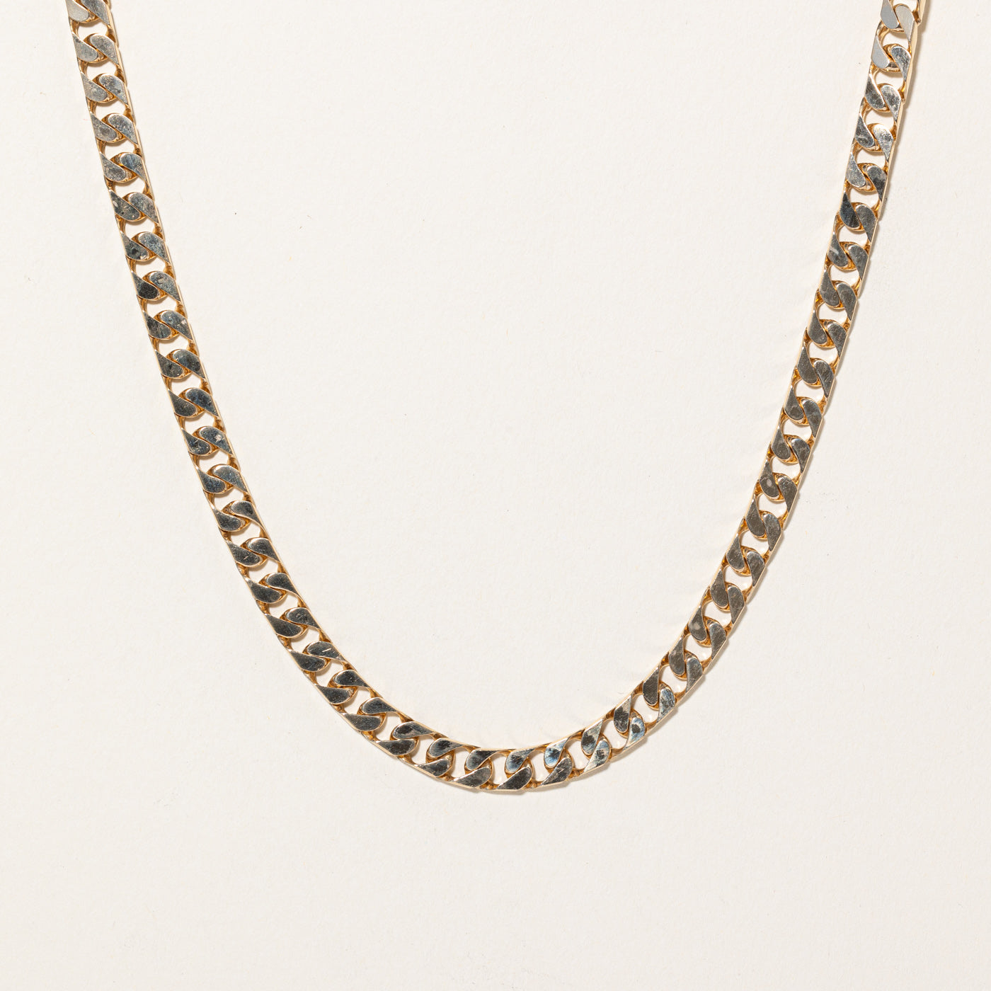 10k Yellow Gold Curb Link Chain | 23" |