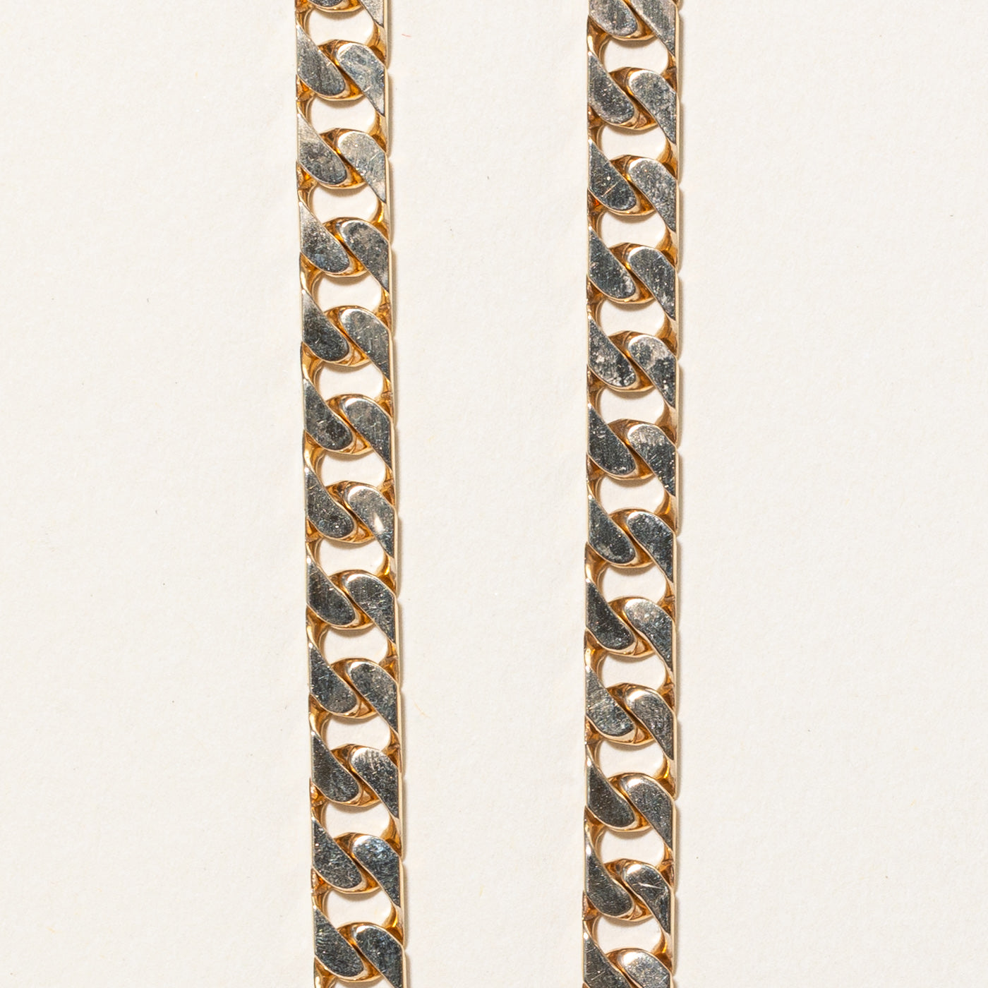 10k Yellow Gold Curb Link Chain | 23" |