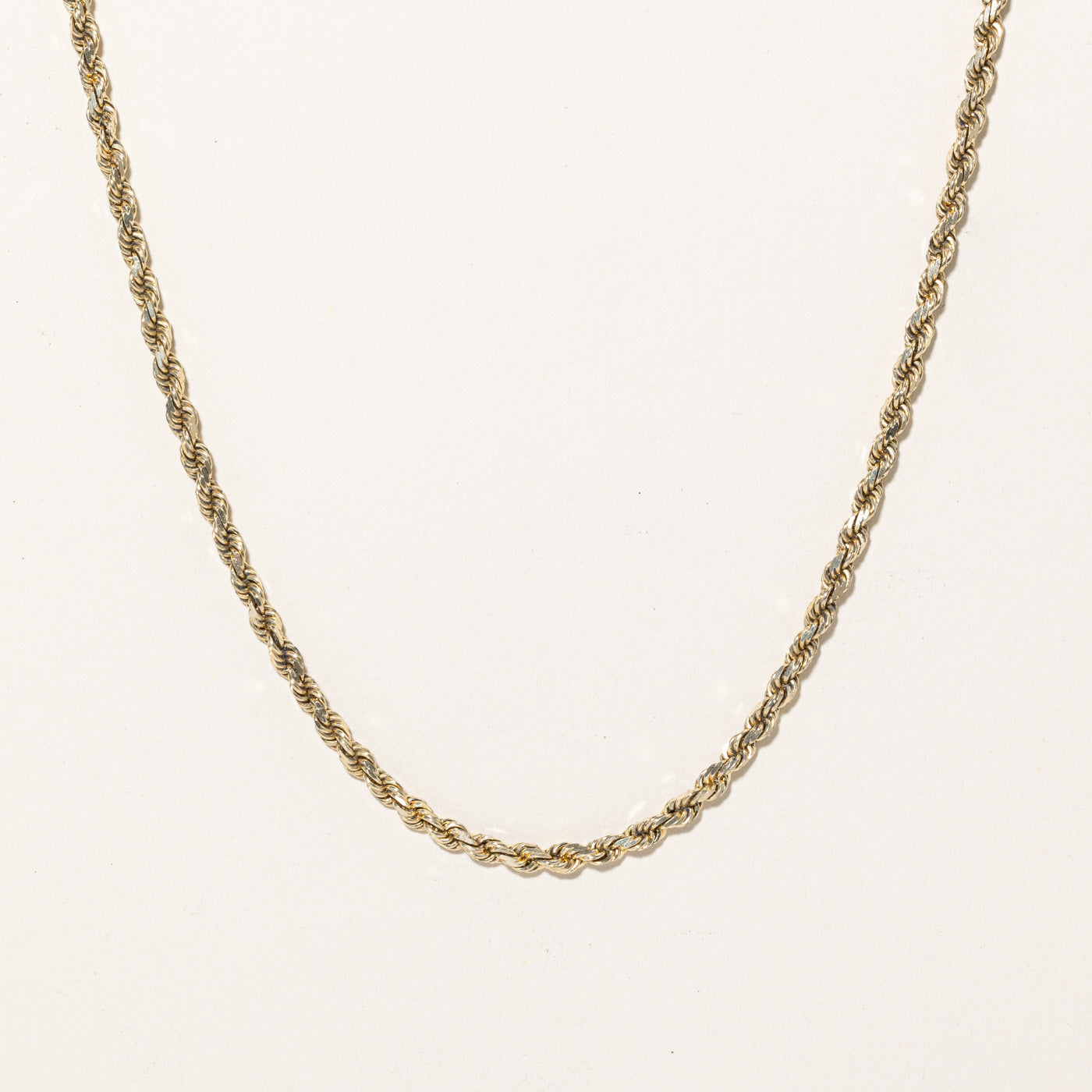 10k Yellow Gold Rope Chain | 22" |