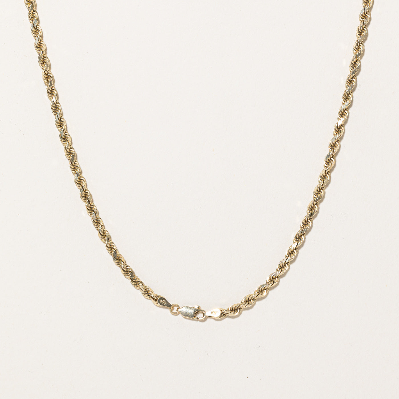 10k Yellow Gold Rope Chain | 22" |