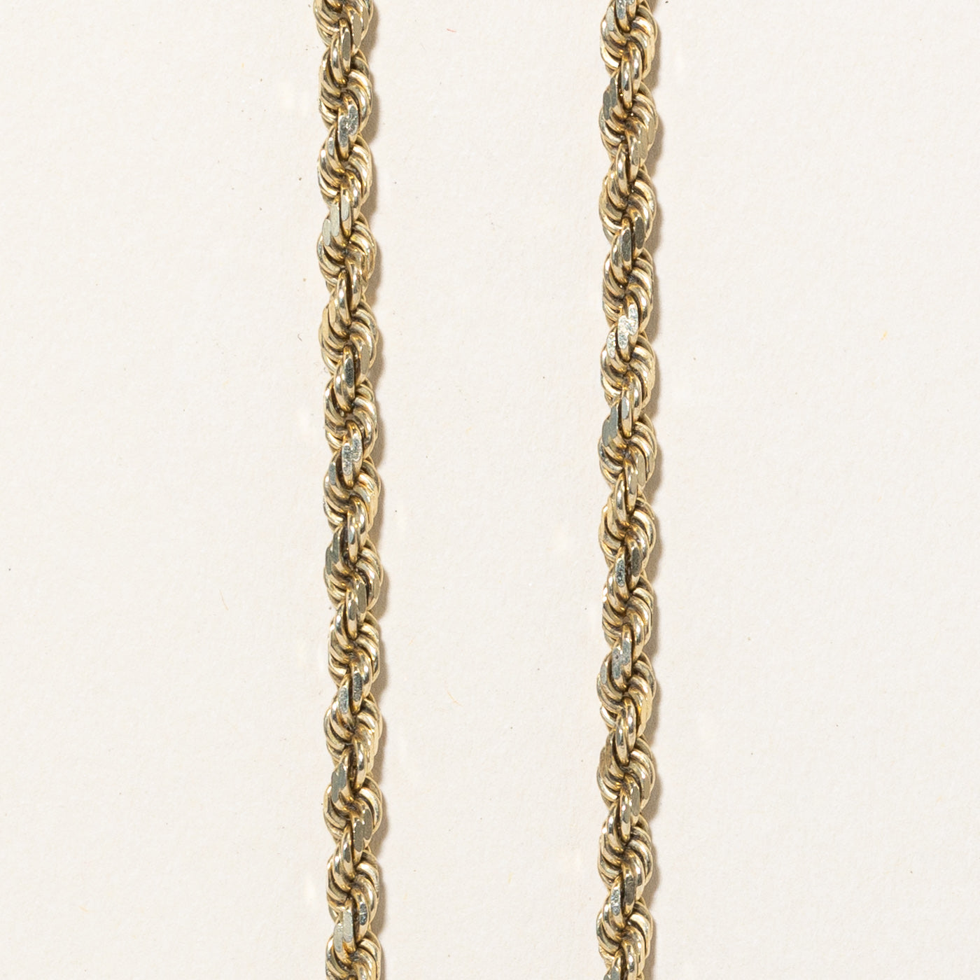 10k Yellow Gold Rope Chain | 22" |