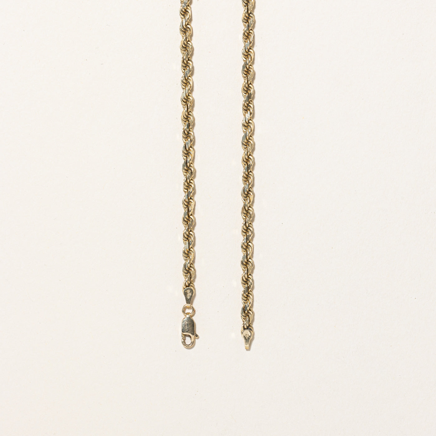 10k Yellow Gold Rope Chain | 22" |