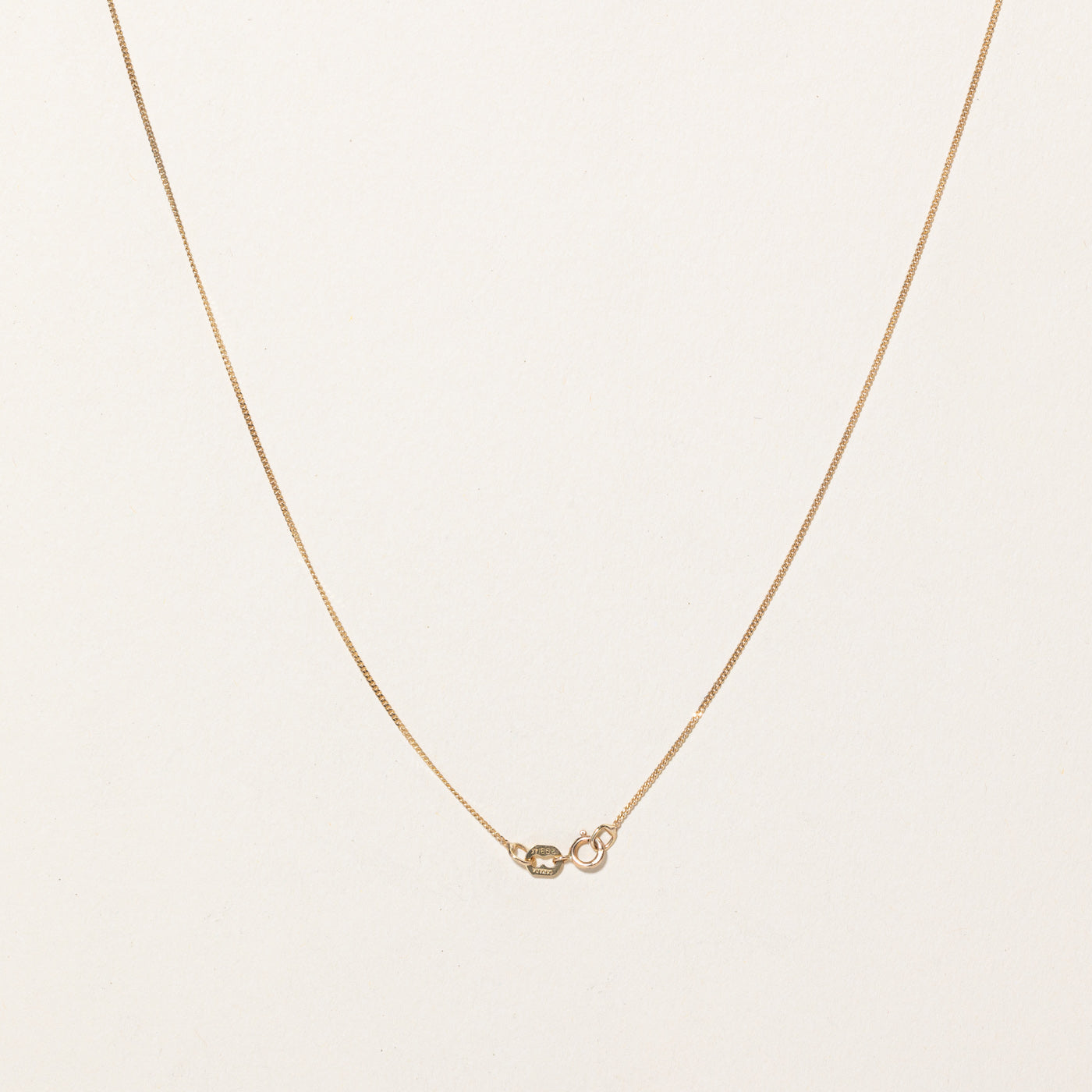 14k Yellow Gold Curb Link Chain | 18" |