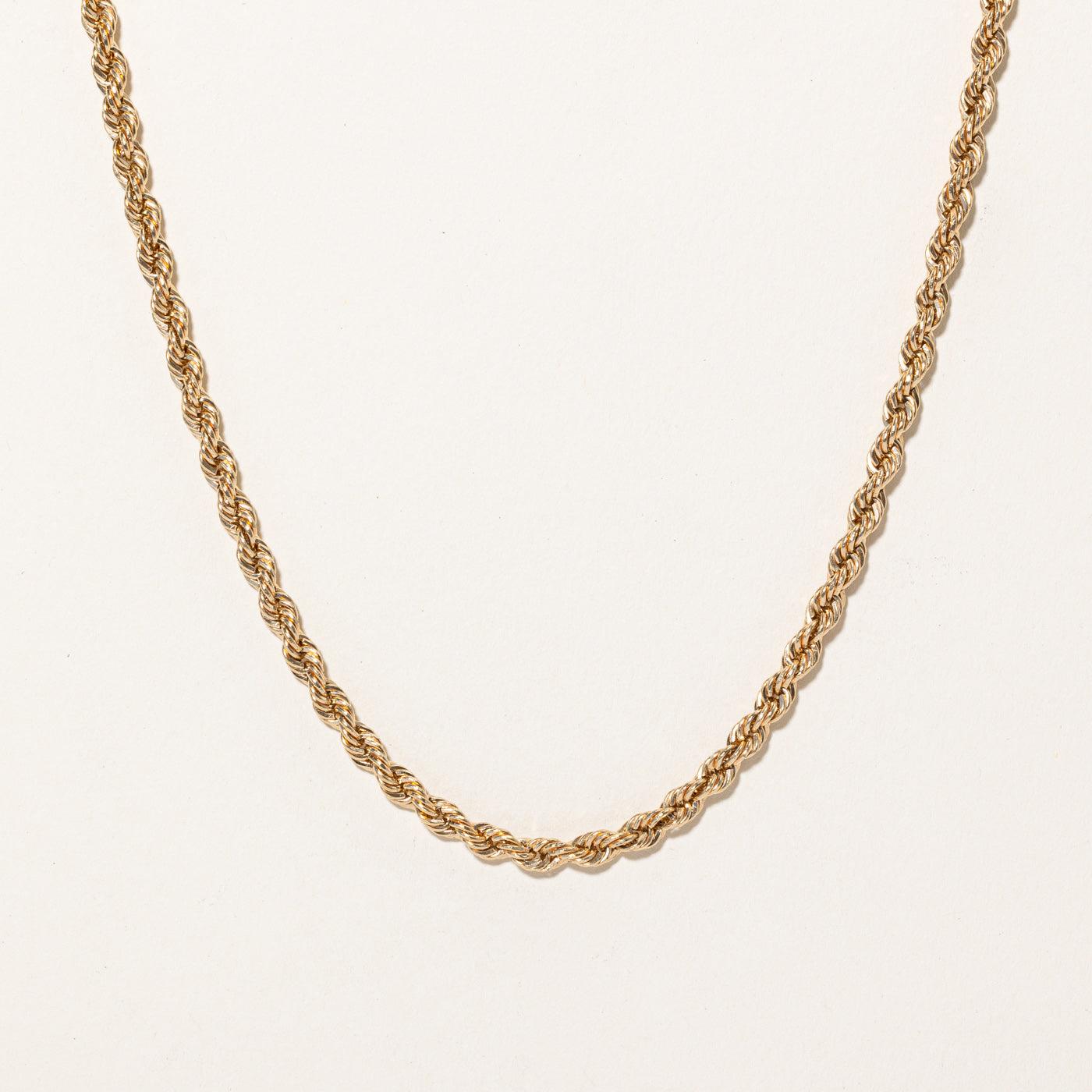 18k Yellow Gold Rope Chain | 20" |