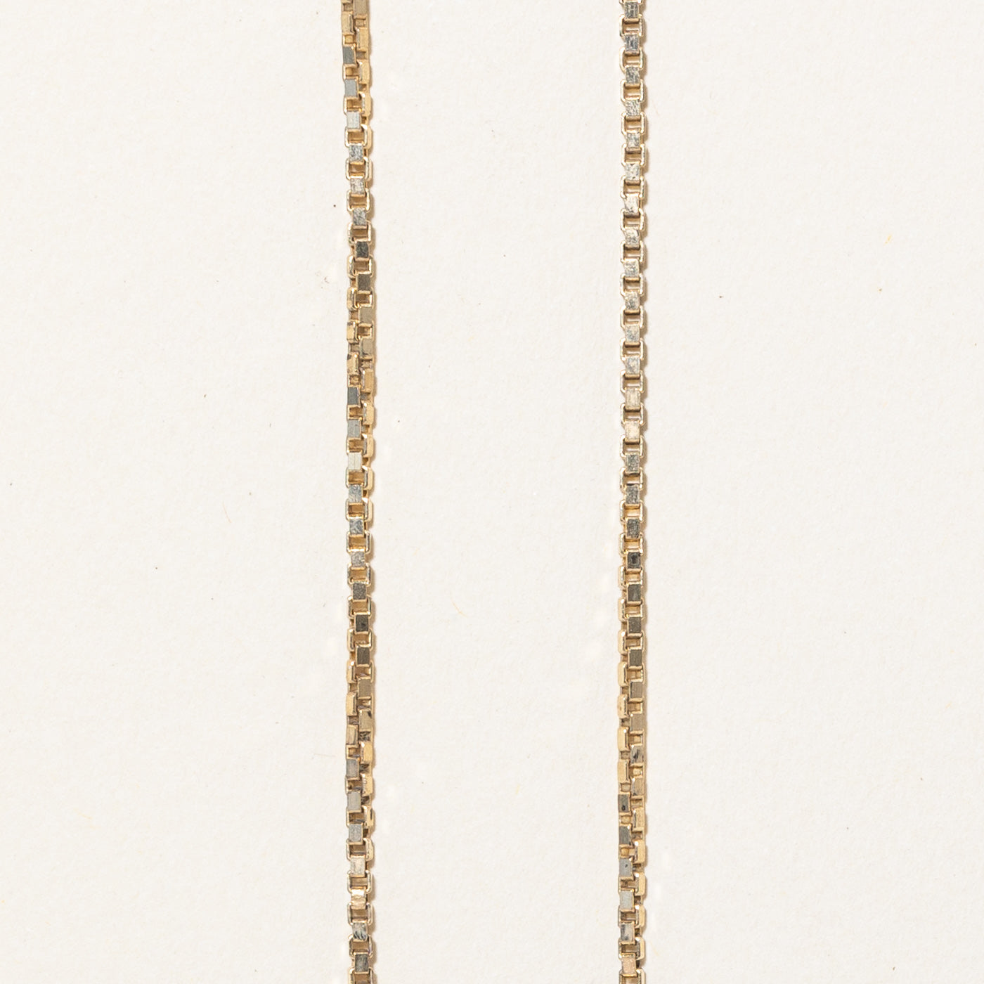 10k Yellow Gold Box Link Chain | 22" |
