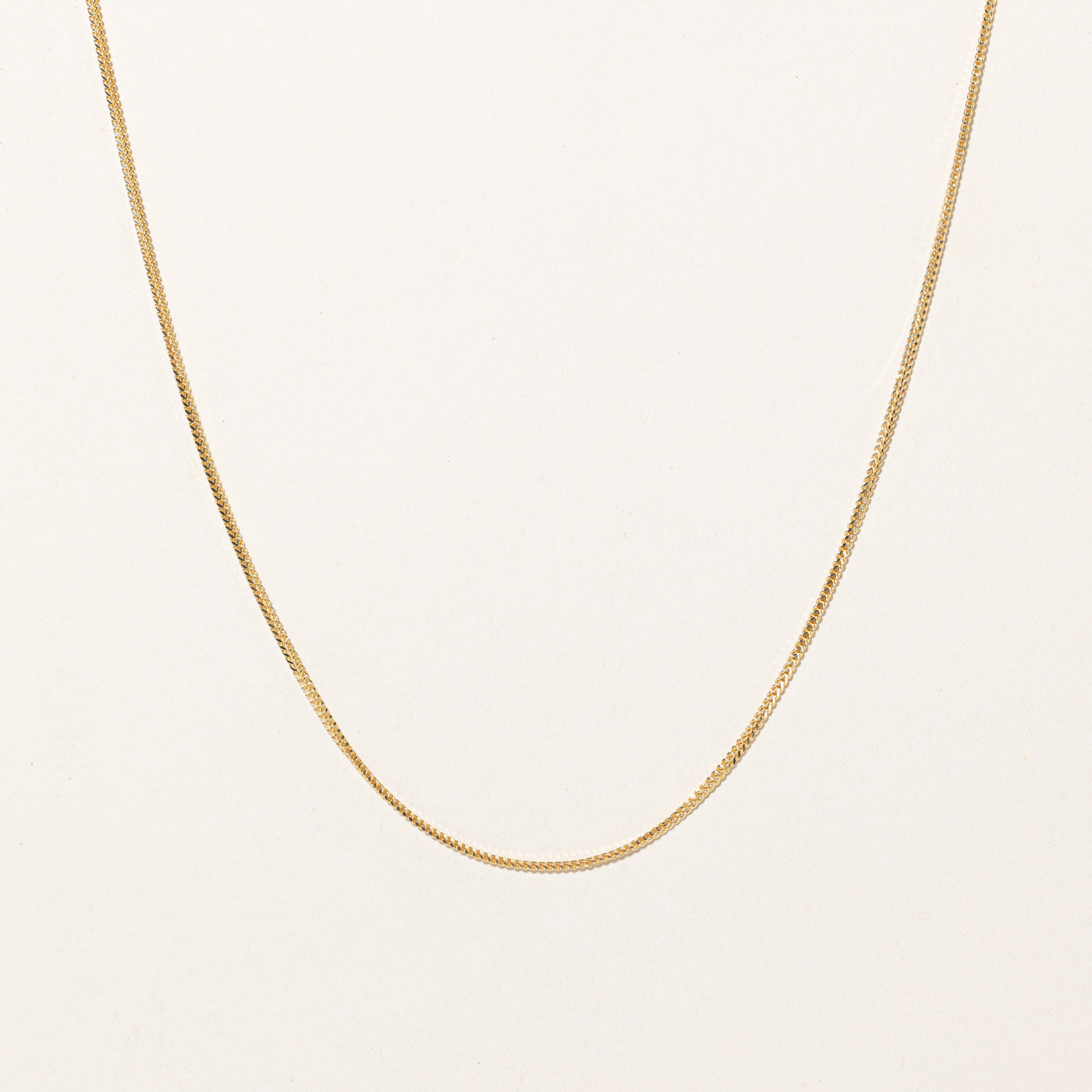 18k Yellow Gold Curb Link Chain | 18" |