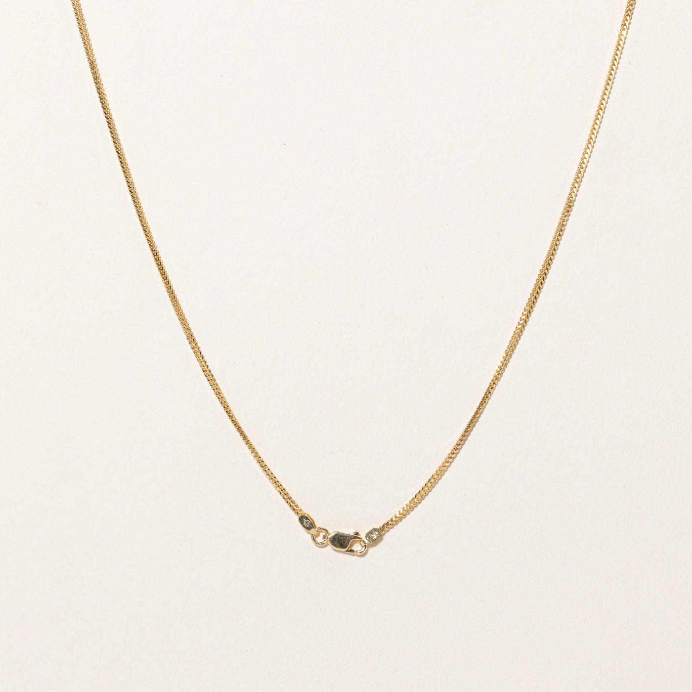 18k Yellow Gold Curb Link Chain | 18" |