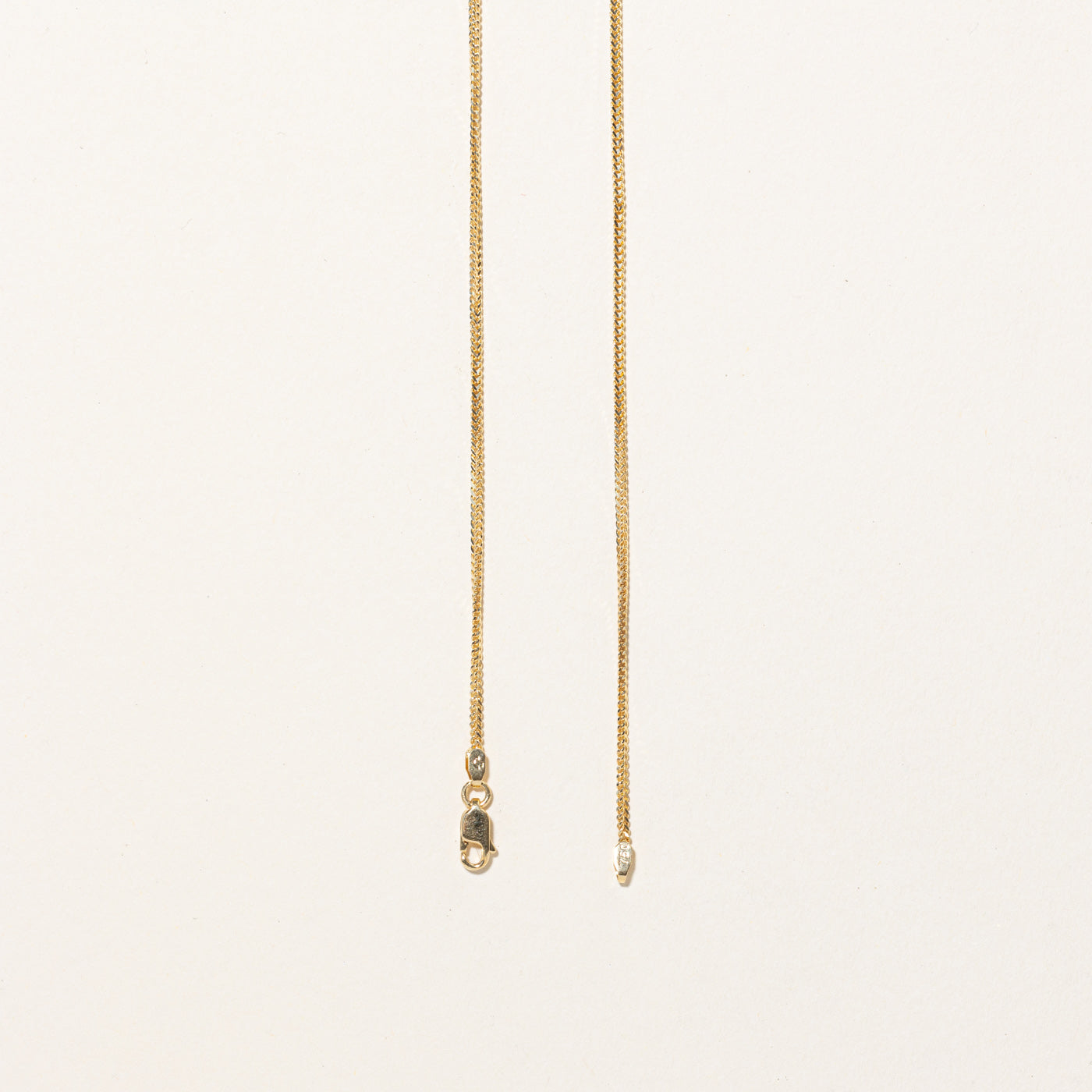 18k Yellow Gold Curb Link Chain | 18" |