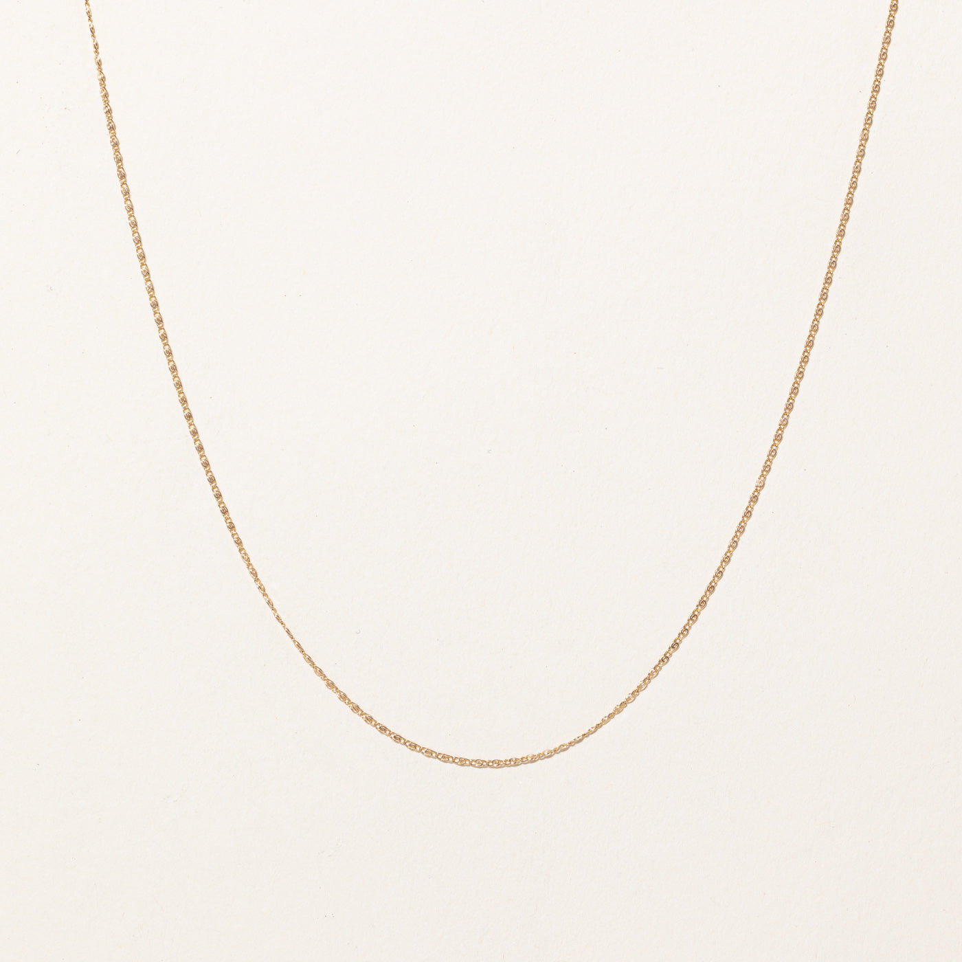 10k Yellow Gold Scroll Chain | 18" |