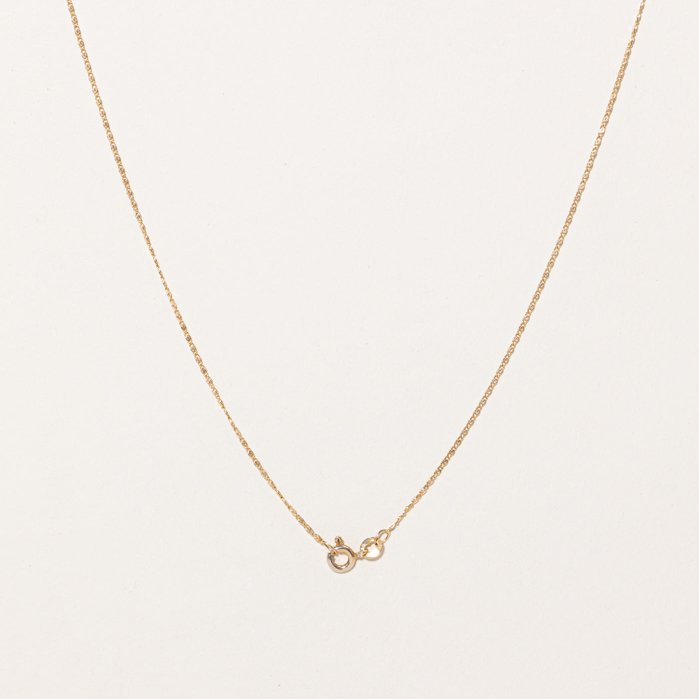 10k Yellow Gold Scroll Chain | 18" |