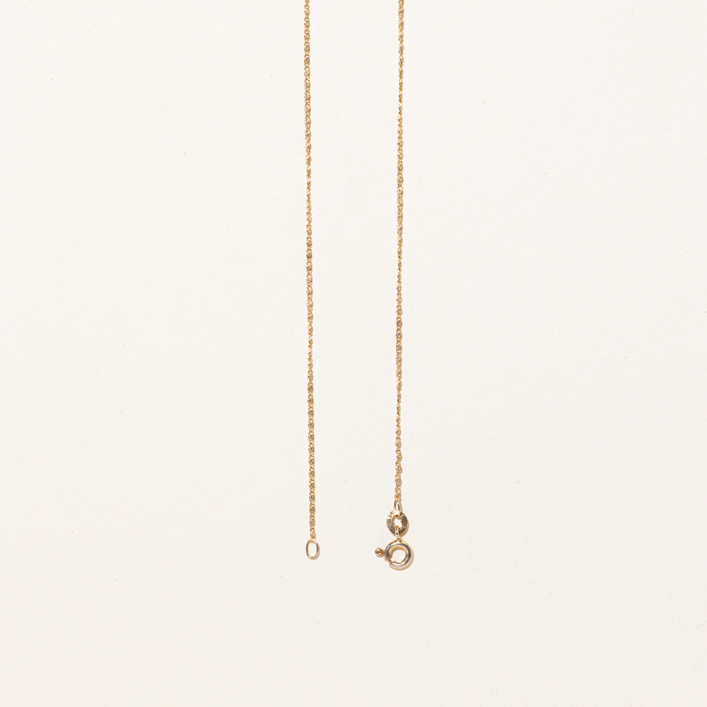 10k Yellow Gold Scroll Chain | 18" |